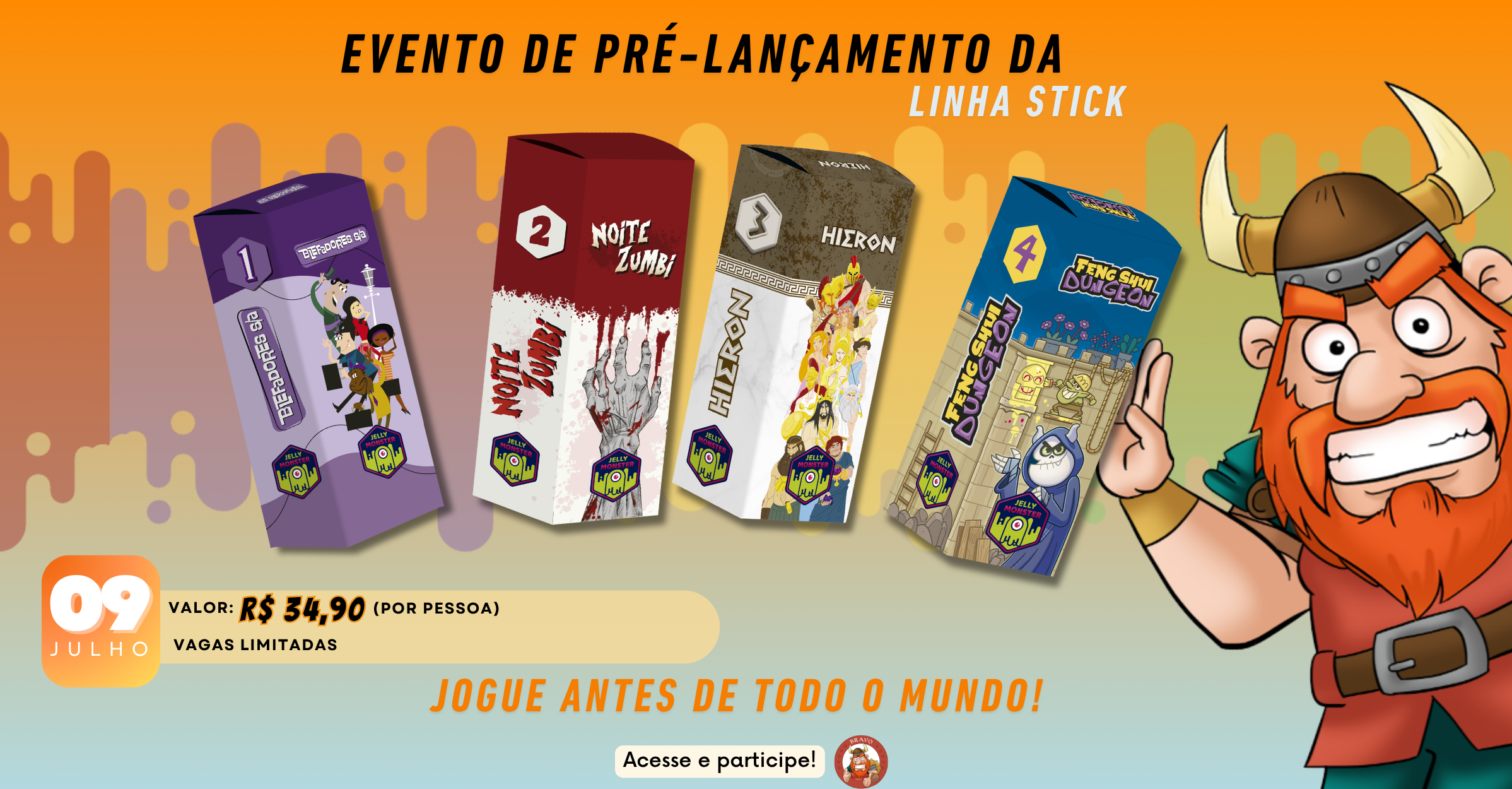evento de pré lançamento