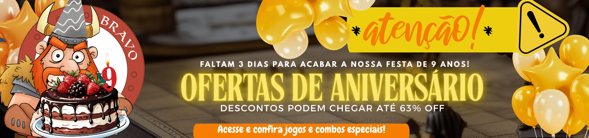 banner de aniversário