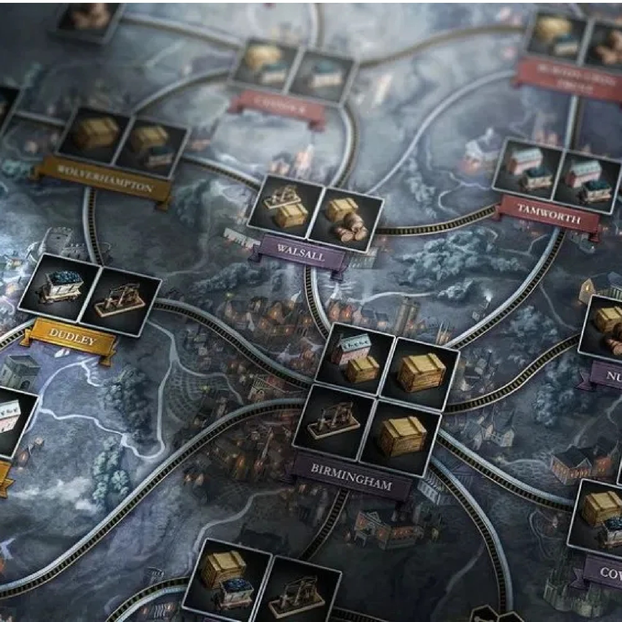 Brass Birmingham + 112 miniaturas exclusivas jogo