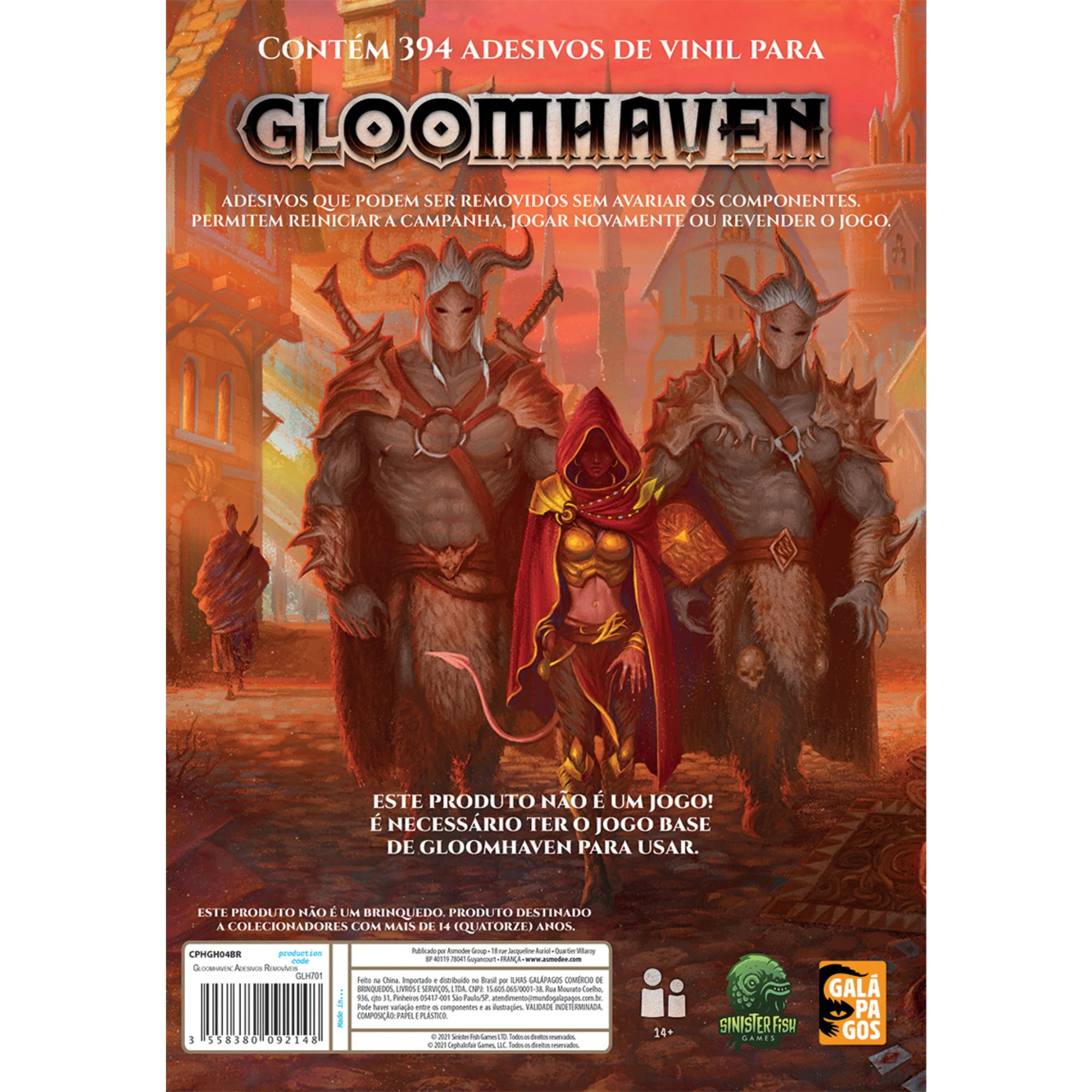 Gloomhaven Jogo de Tabuleiro Galápagos