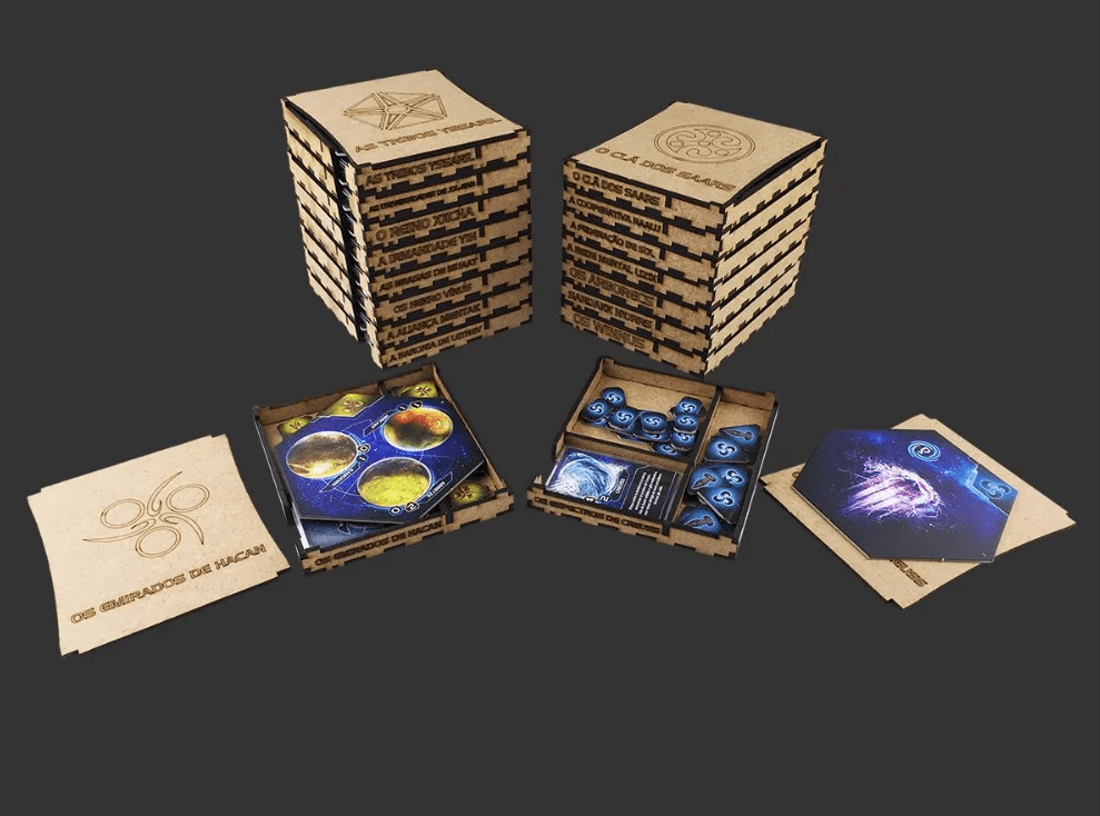 Organizador para Ilha dos Dinossauros - Caixinha Boardgames