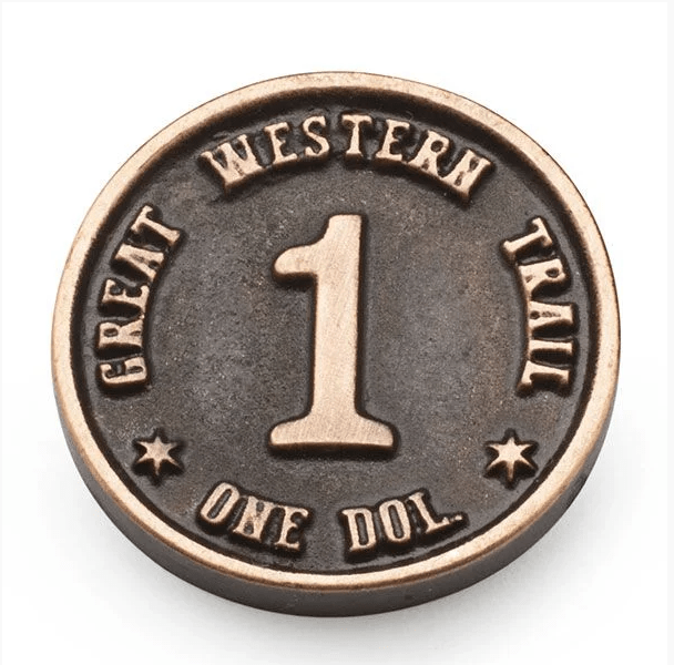 Acessório para Great Western Trail : Moedas de Metal