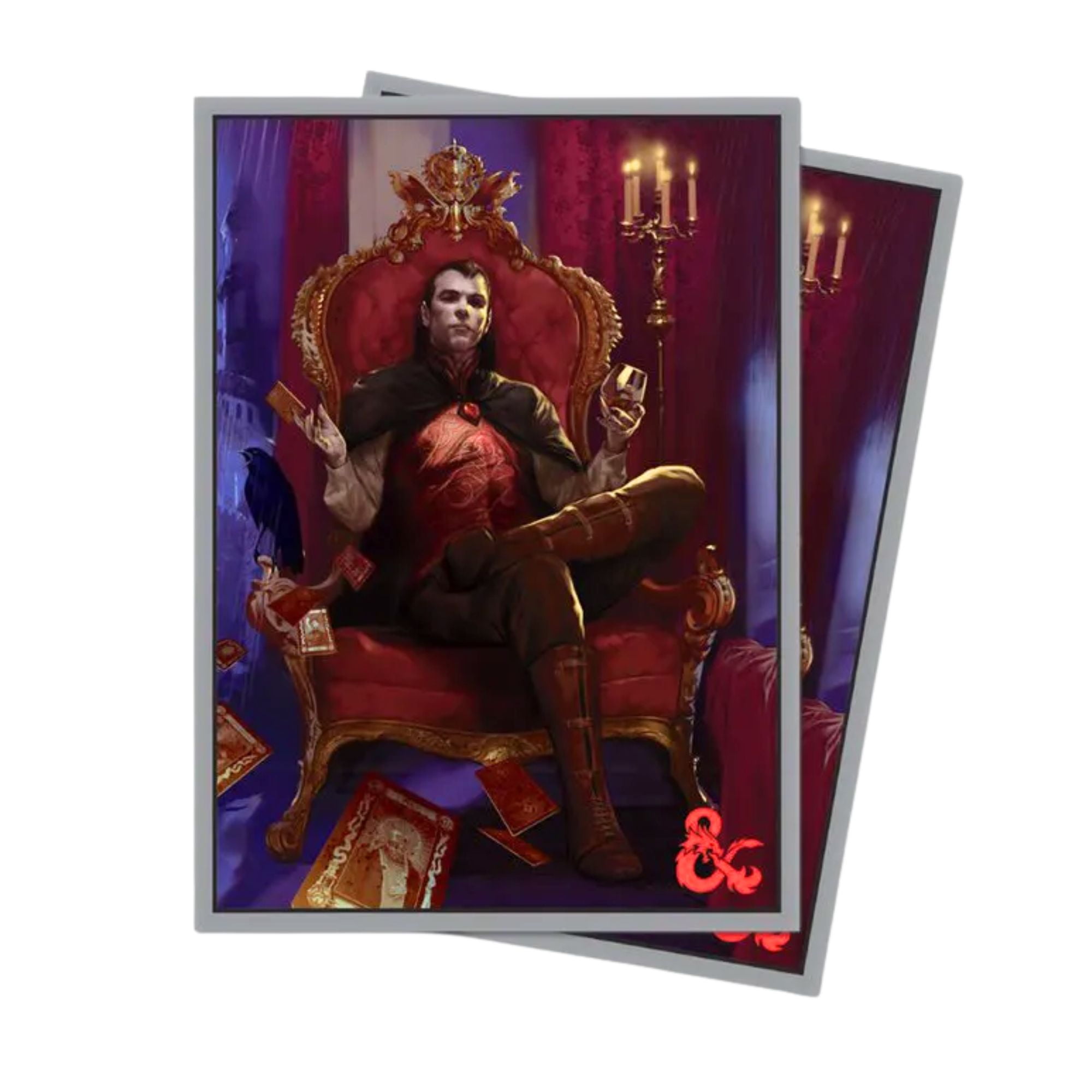  Dungeons & Dragons -  Sleeves Padrão Count Strahd von Zarovich - 50 unidades