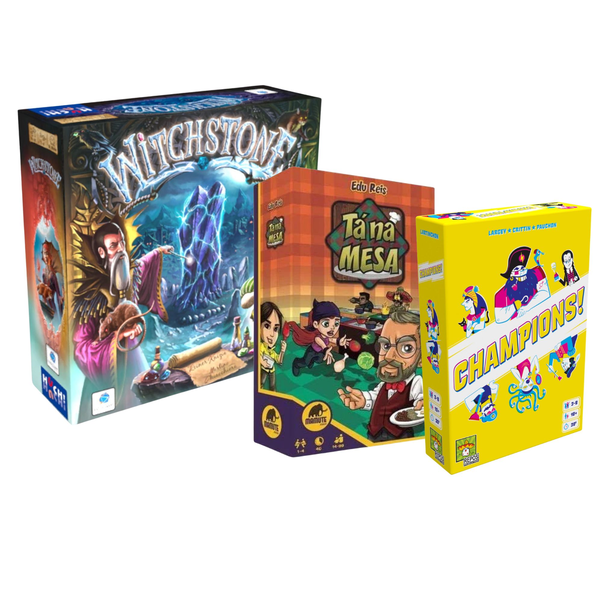 Witchstone + Tá na Mesa + Champions
