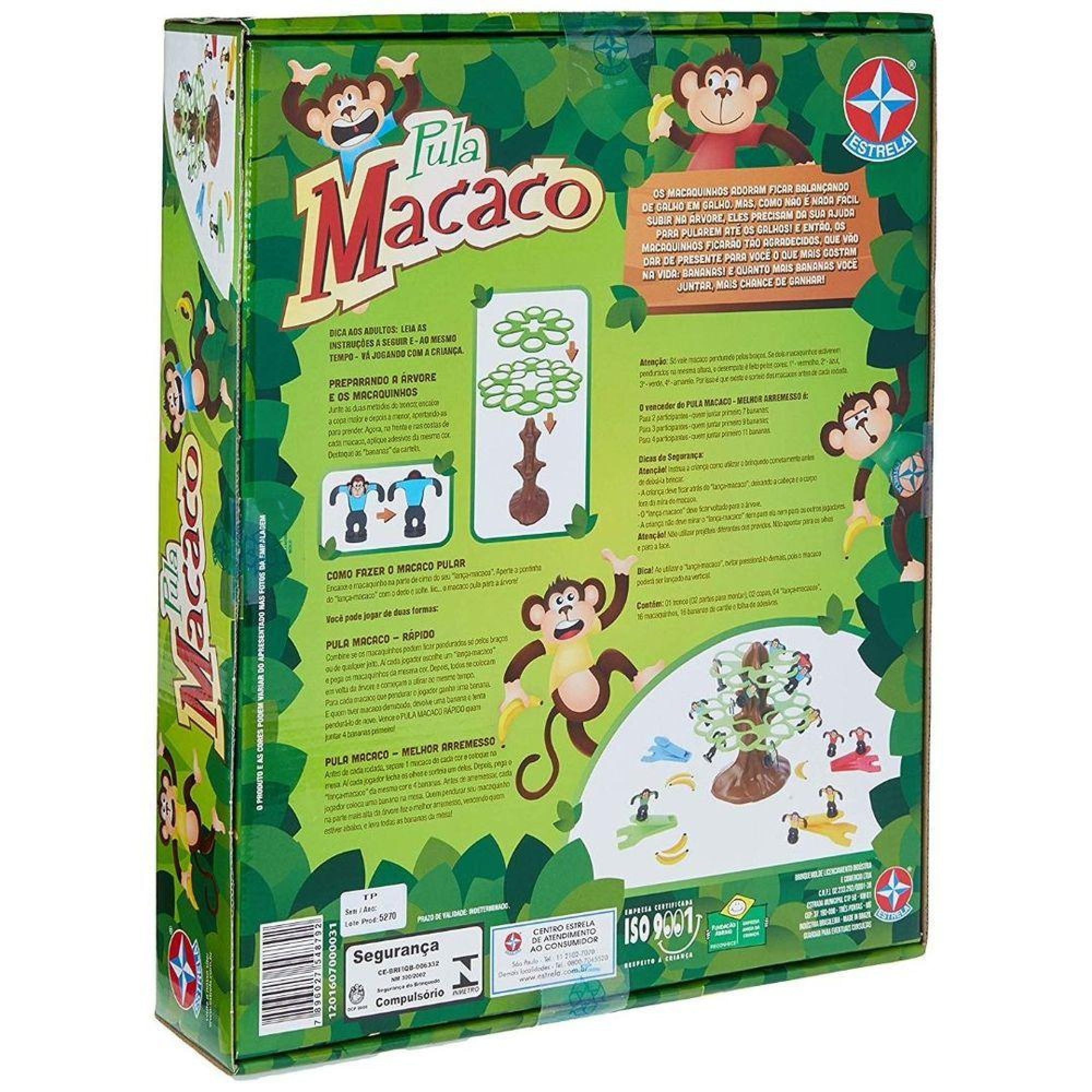 Jogo de macaco com banana