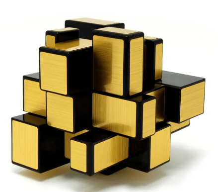 Cubo Mágico Profissional Blocks Dourado