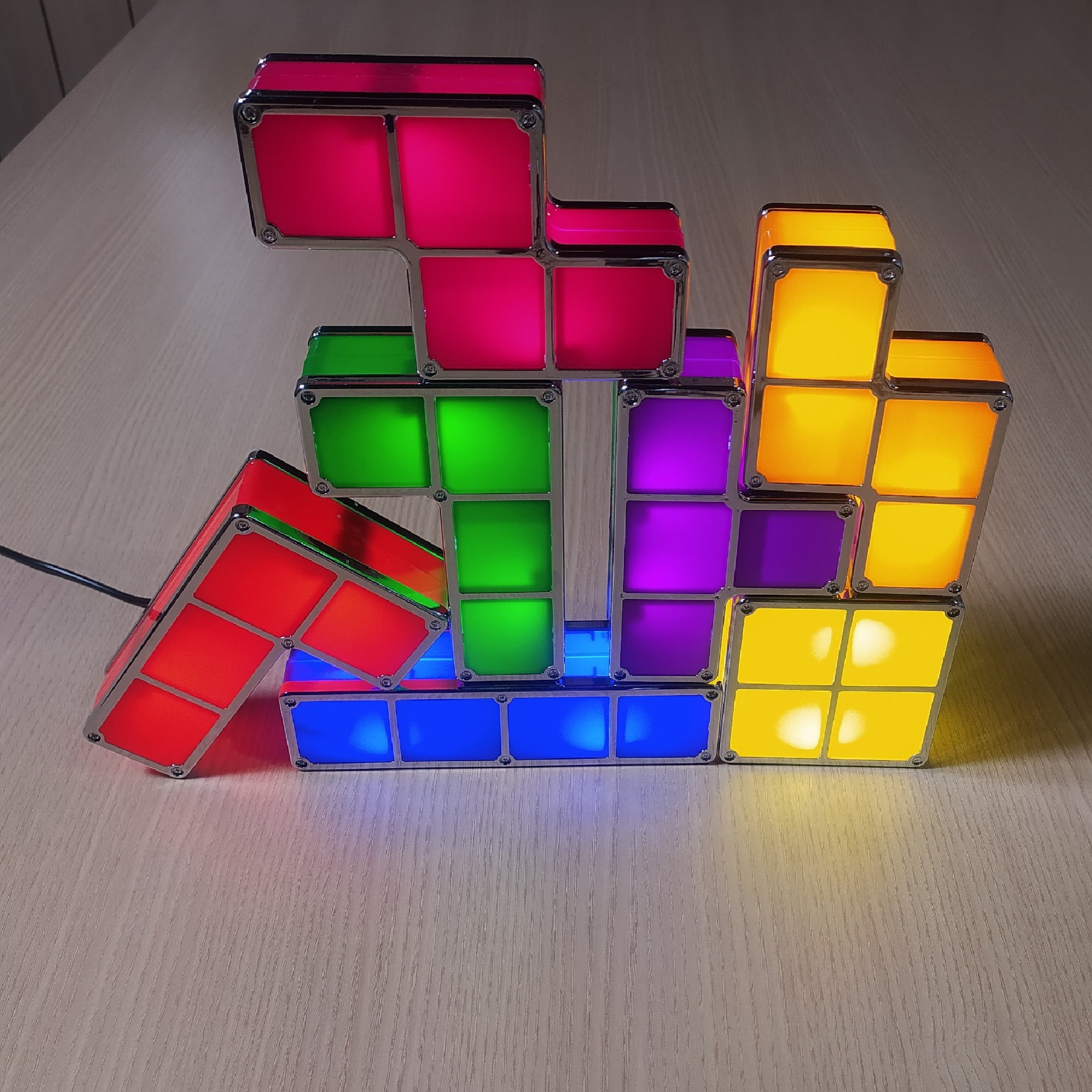 Luminária Tetris