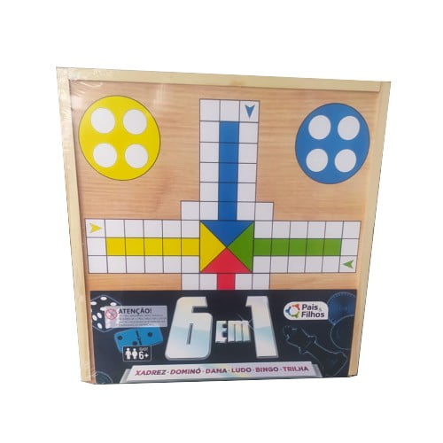 Jogo Ludo/dama e Trilha Pais e Filhos - Jogo Ludo/dama e Trilha