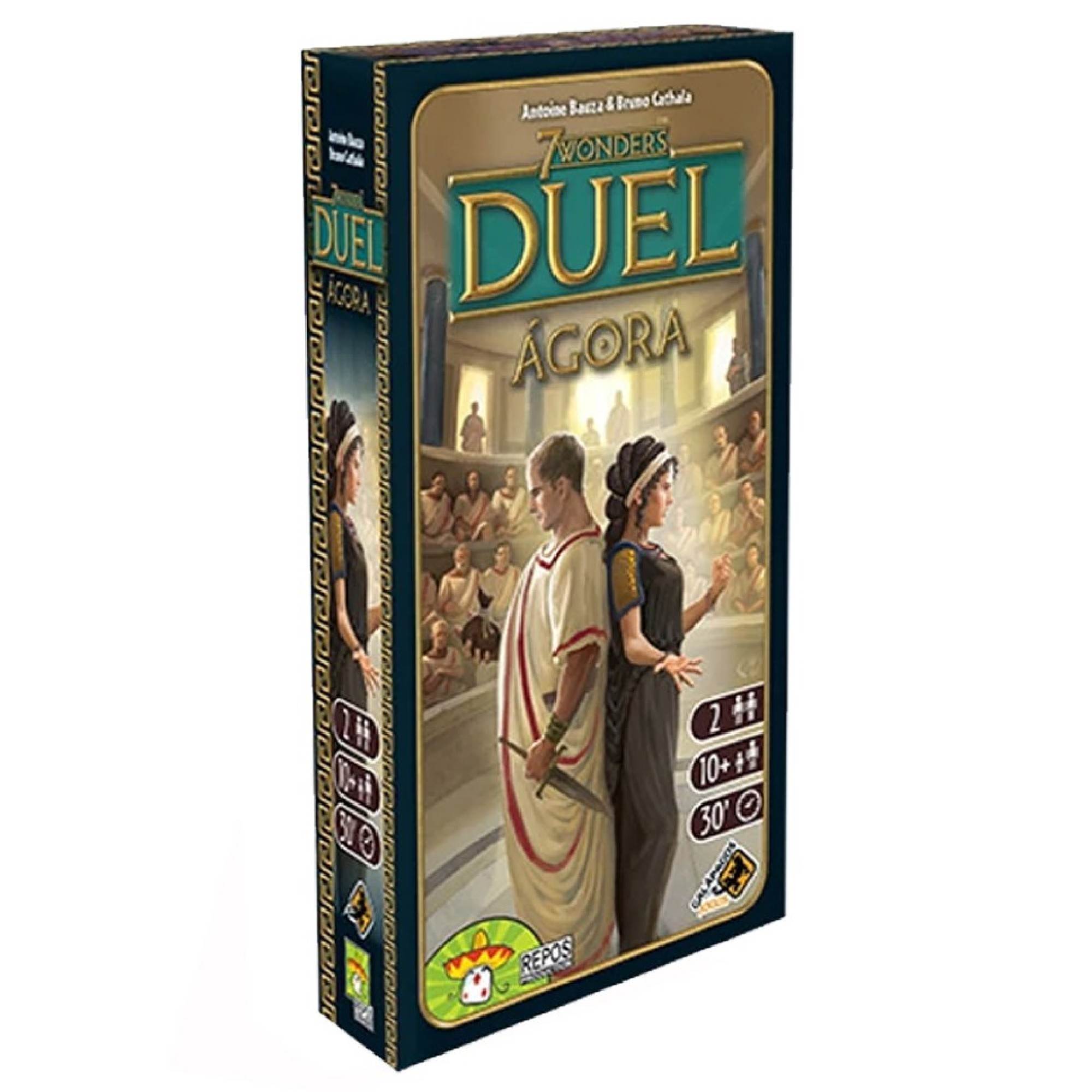 Galápagos, 7 Wonders Duel, Jogo de Tabuleiro de Estratégia, 2 jogadores, 30  min