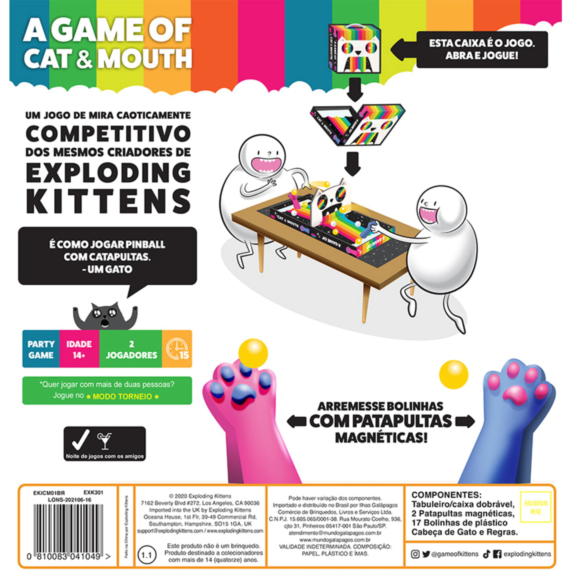 Exploding Kittens, Galápagos Jogos : : Brinquedos e Jogos