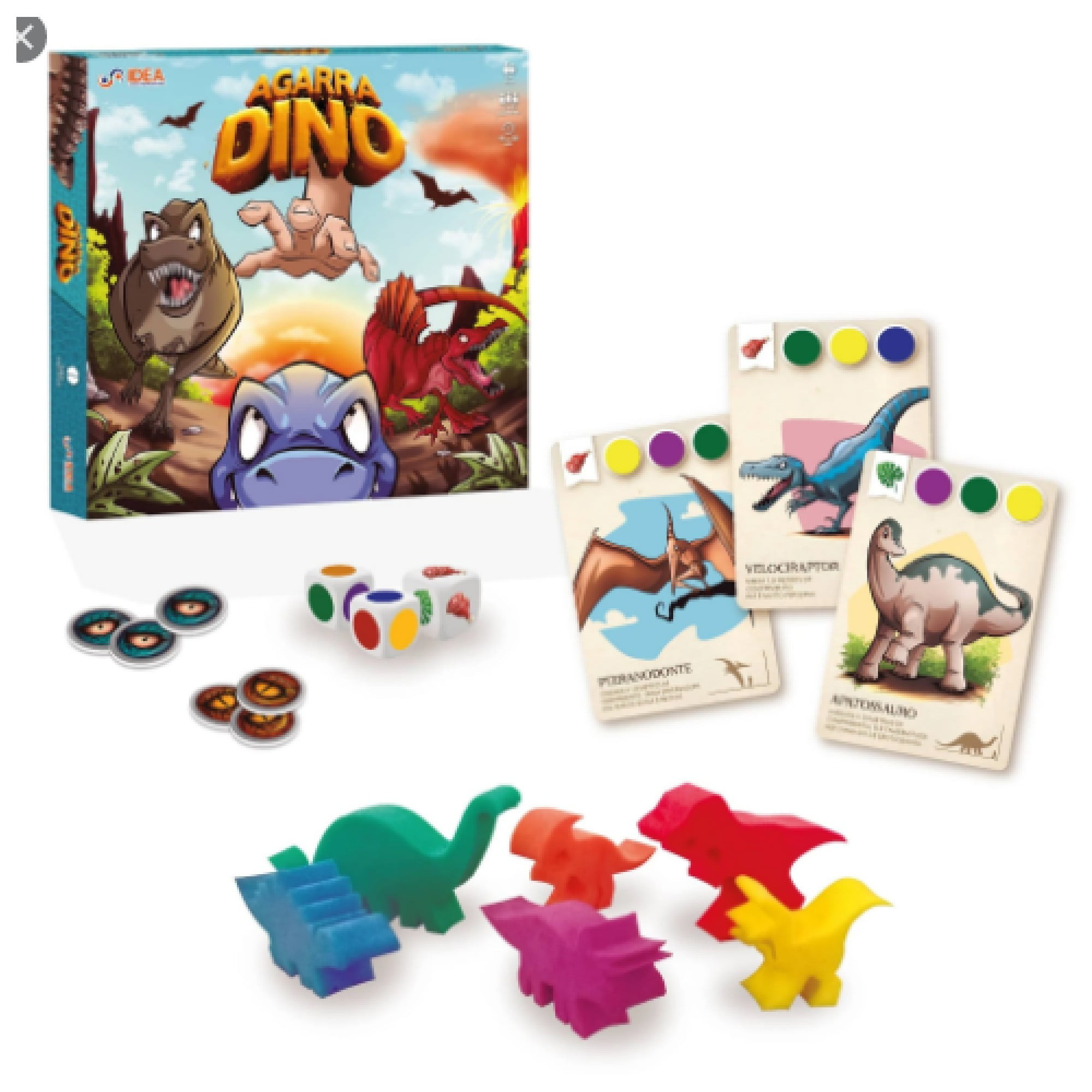 Educa Borras - Dino Danger - Jogo de mesa, Jogos criança +5 anos