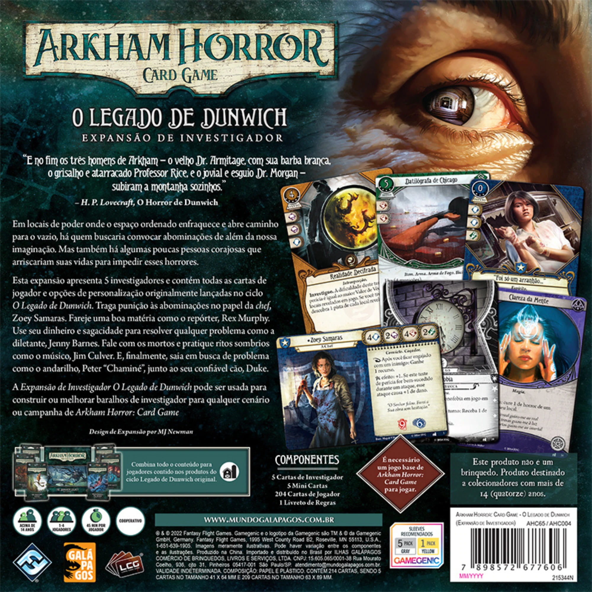 Expansão de Investigador Arkham Horror: Card Game - O Círculo Desfeito