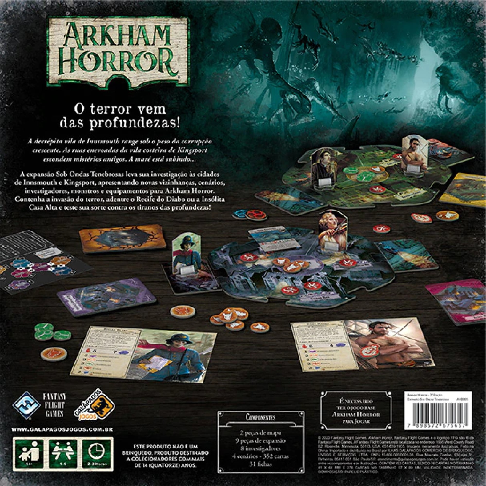 Arkham Horror - Sob Ondas Tenebrosas