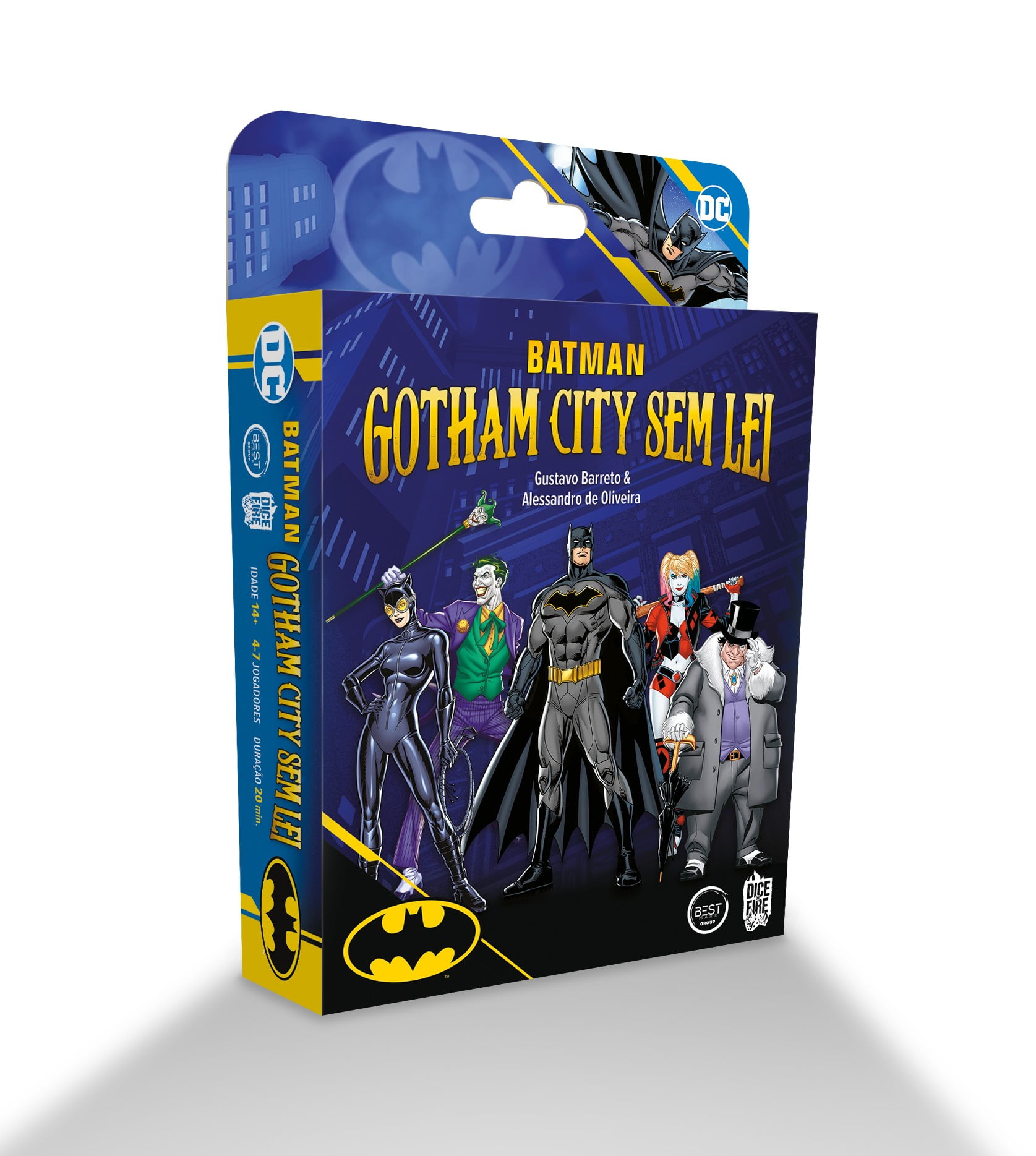 Batman Gotham City sem lei + Grátis: Moeda de Metal - Bravo Jogos