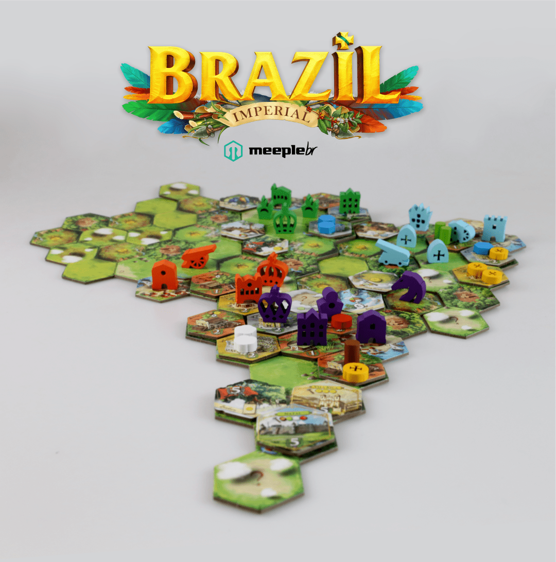 Organizador (Insert) compatível com o jogo Brazil: Imperial - Expresso  Board Games