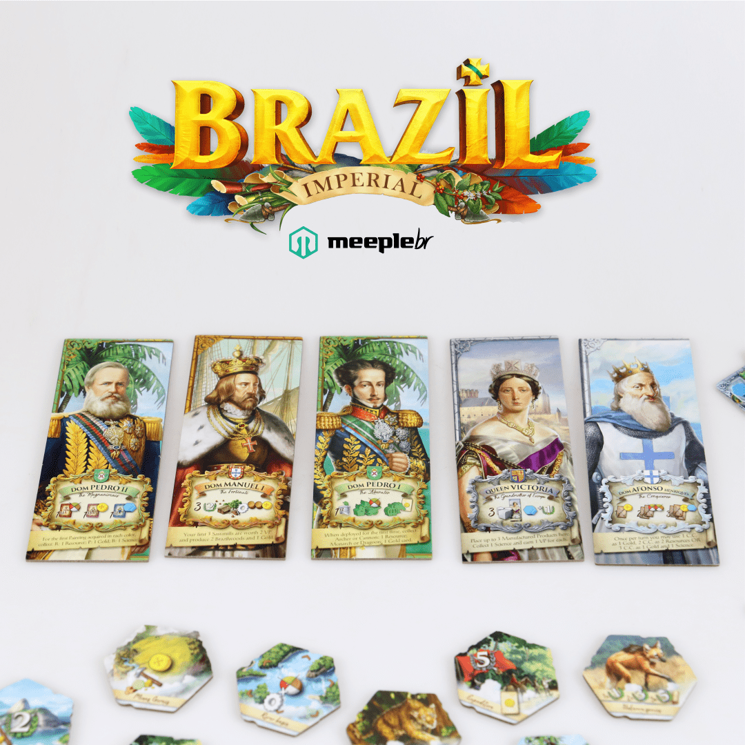 Organizador (Insert) compatível com o jogo Brazil: Imperial - Expresso  Board Games