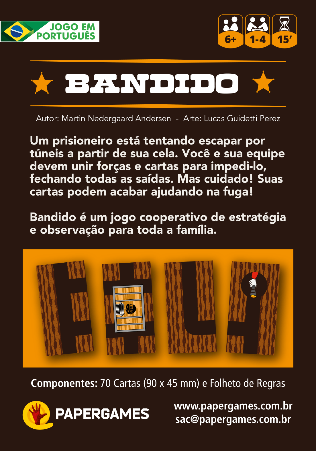 Bandido + Expansão Missão Impossível Grátis! - PaperGames