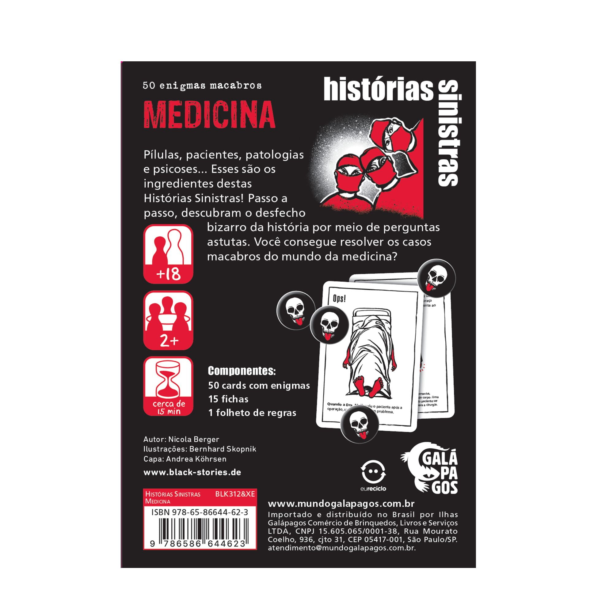 Moses. Black Stories Medicina - 50 Enigmi Dal Mondo Della Medicina, Gioco Di Carte Investigativo Per Adulti E Ragazzi Dai 12 Anni