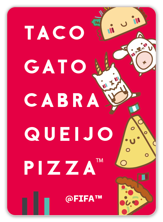 Taco Gato Cabra Queijo Pizza - jogo de cartas (party game)