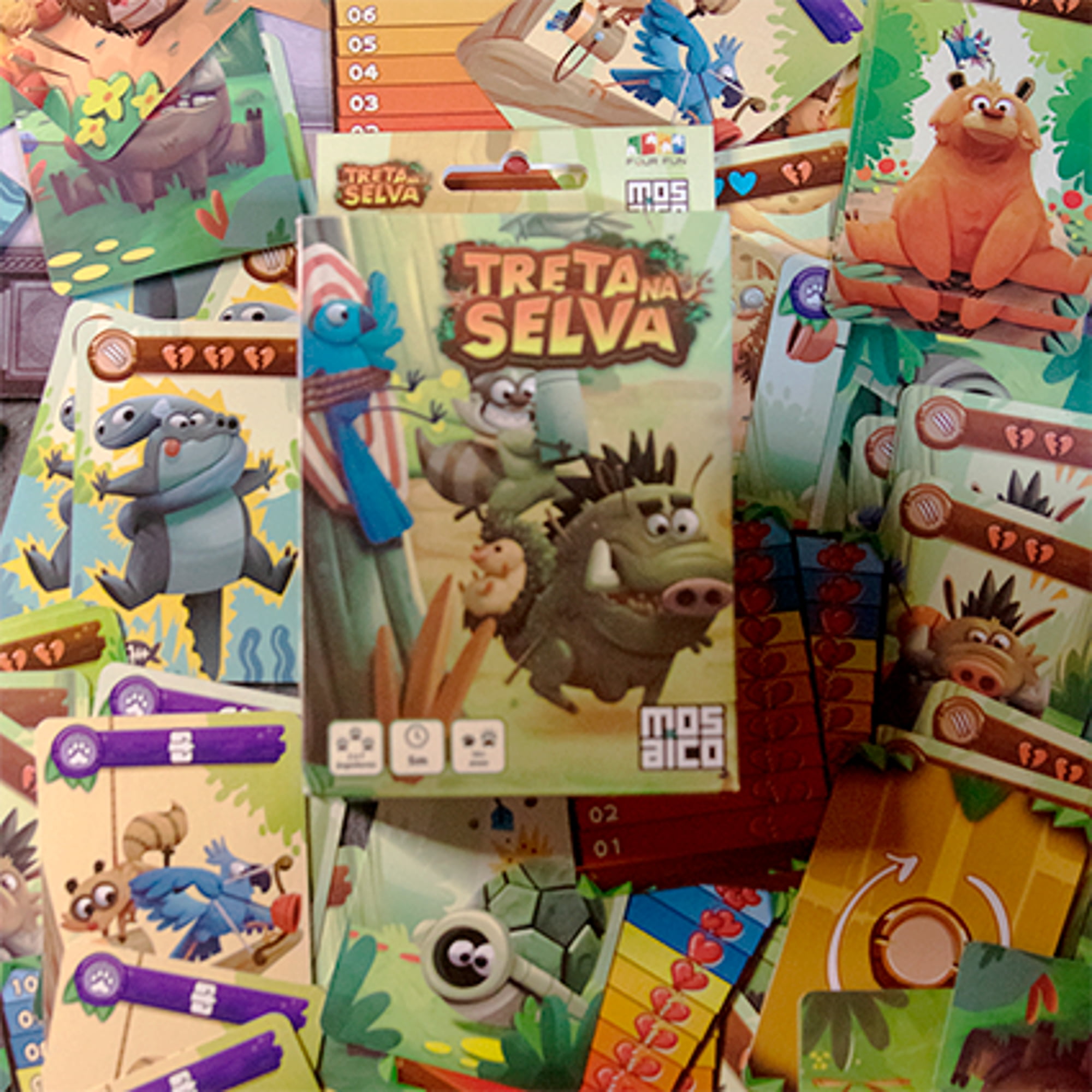 Treta na Selva Jogo de Tabuleiro