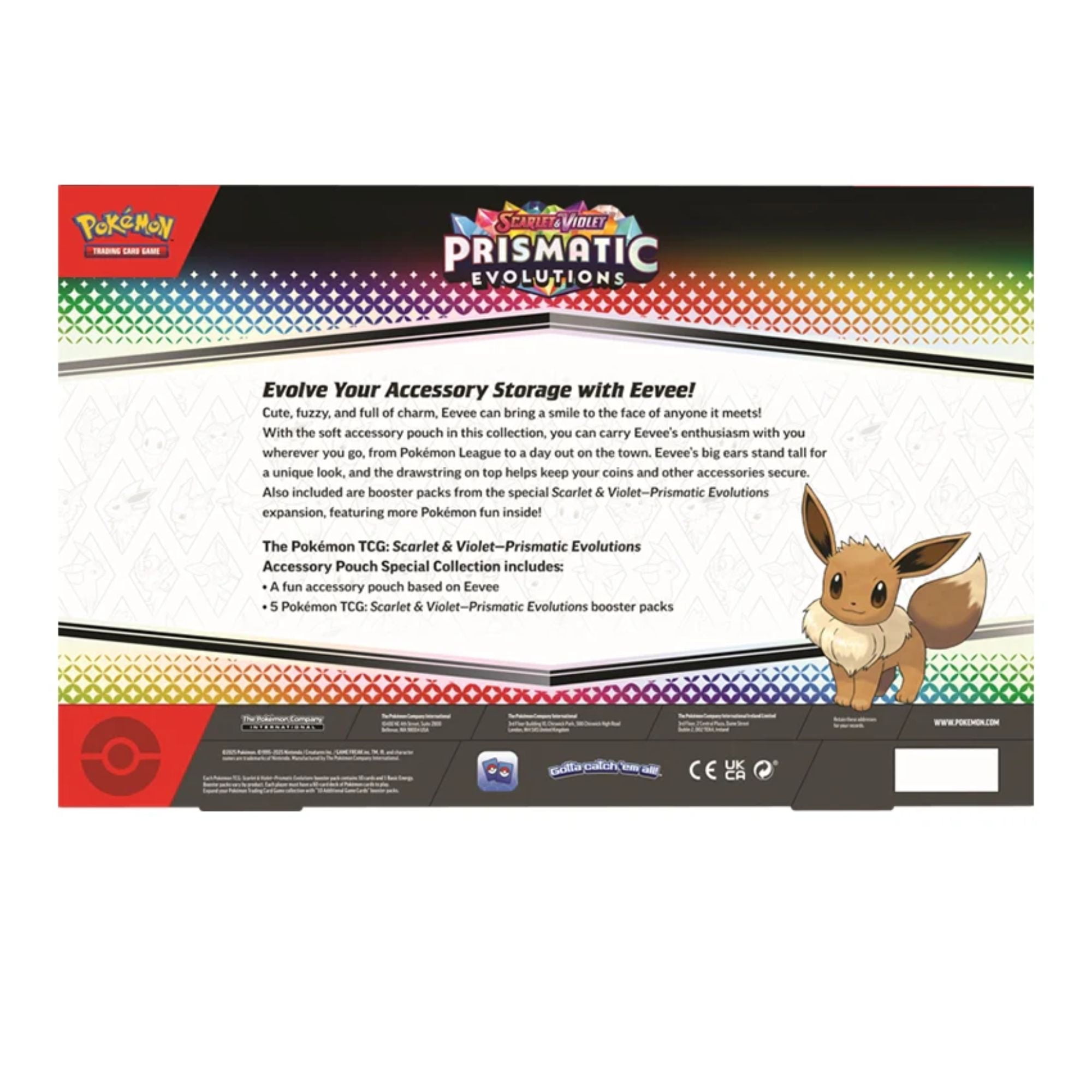 Prismatic Evolutions アクセサリーポーチセット Pokémon : Scarlet & Violet - Prismatic Evolutions - Acessory
