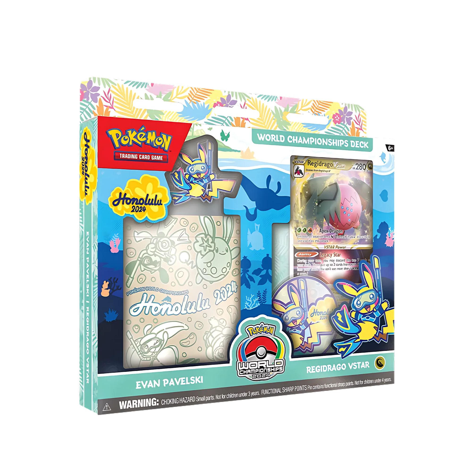 Pokémon :  World championships Deck Honolulu 2024 - Evan Pavelski - Regidrago Vstar (Inglês)