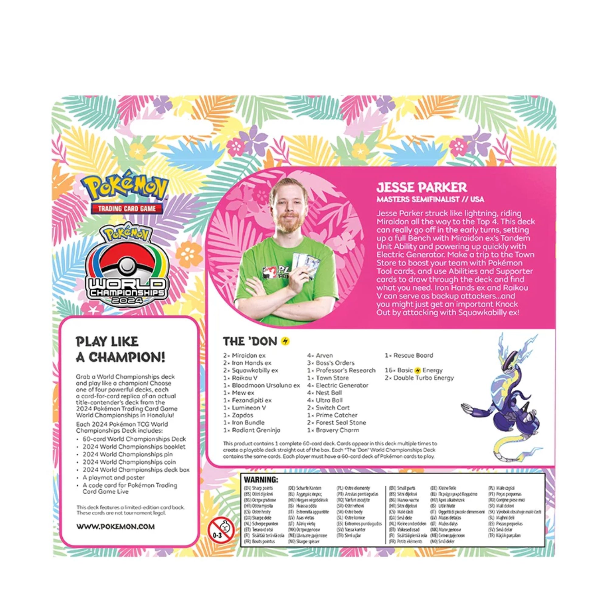Pokémon : World championships Deck Honolulu 2024 - Jesse Parker