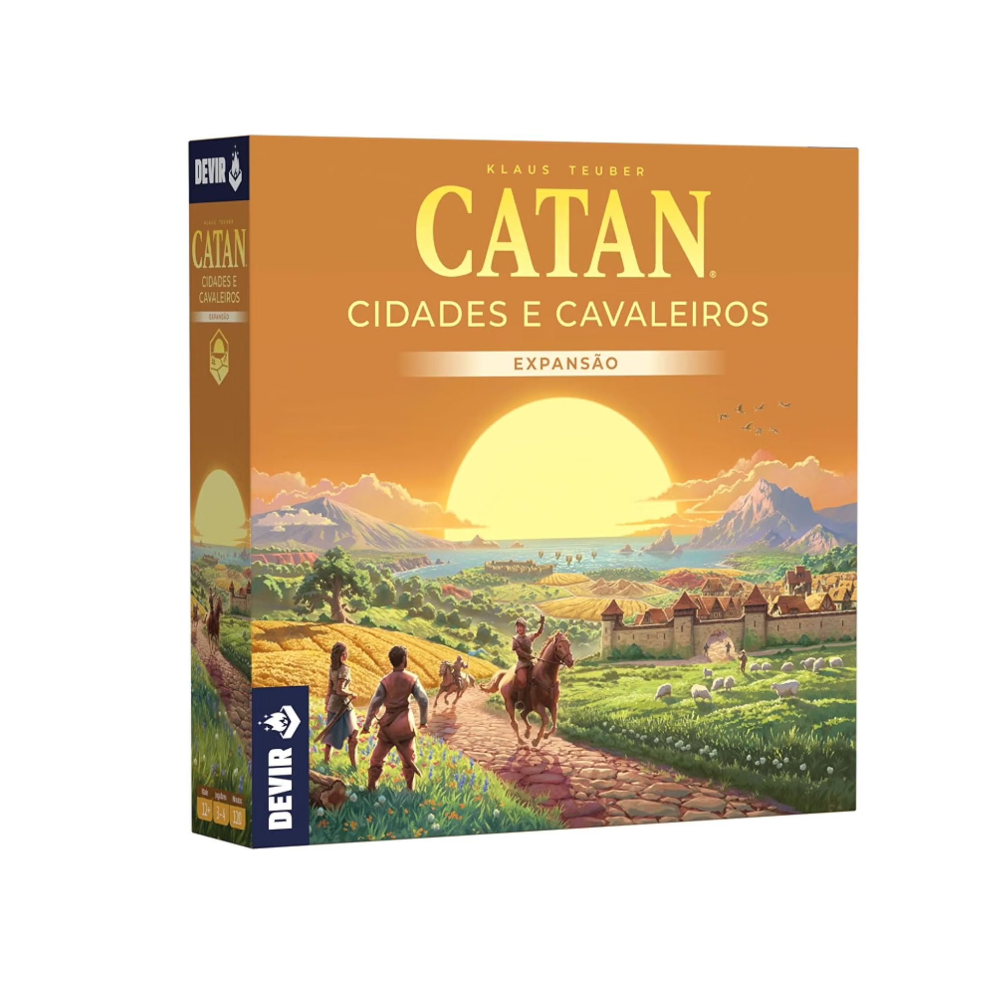 Expansão Catan Cidades e Cavaleiros - 6ª Edição