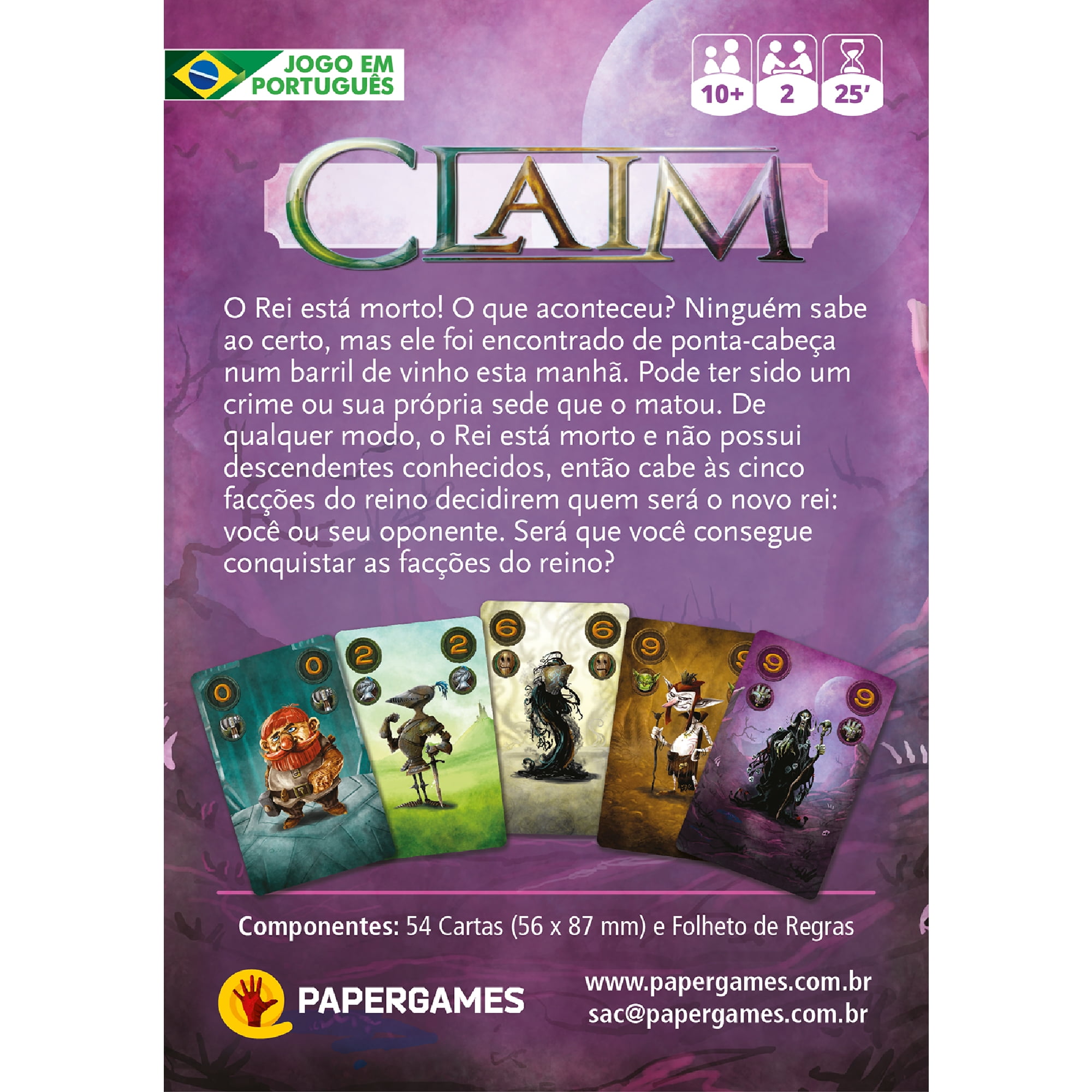 Claim - PaperGames