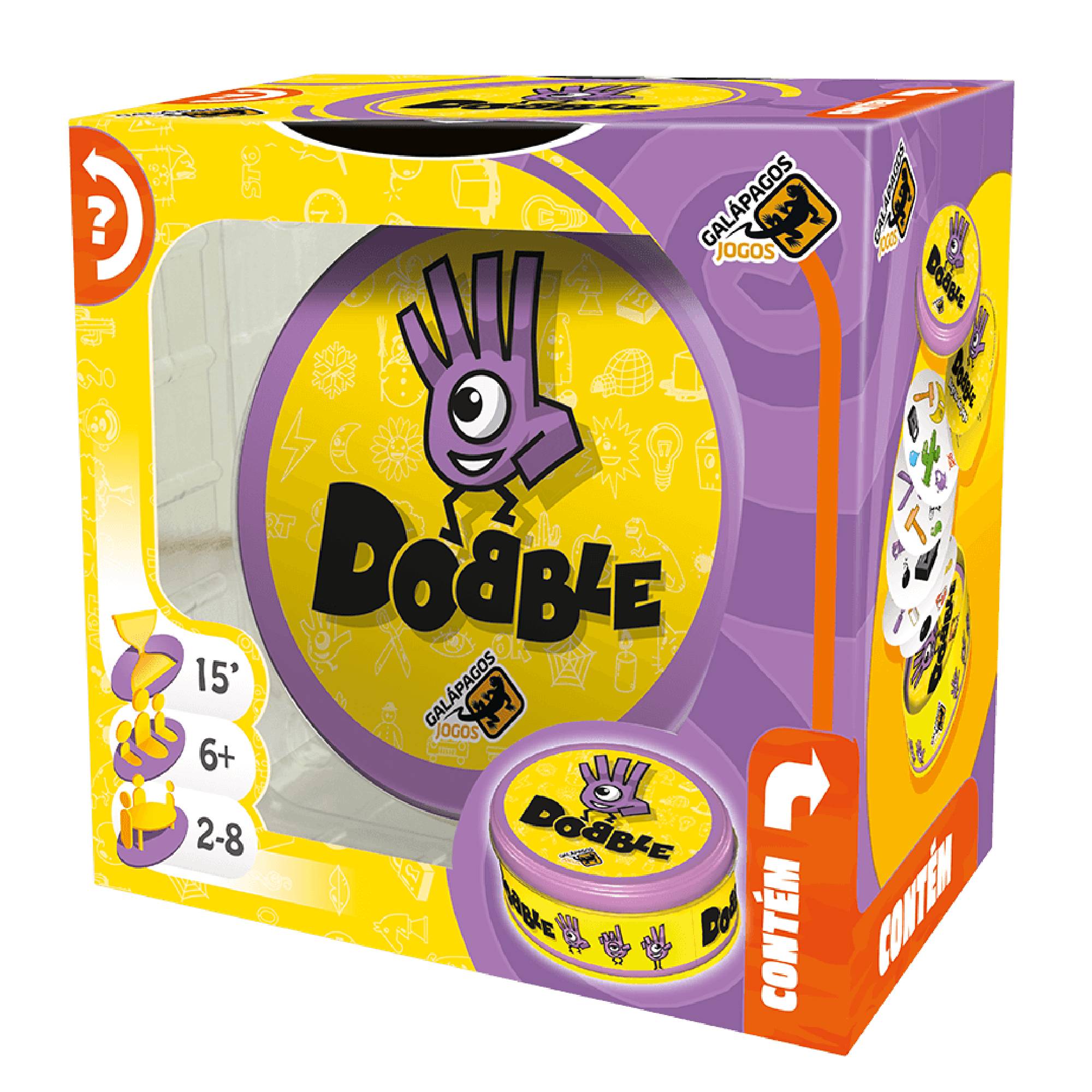 Dobble Jogo De Cartas Party Game Lata Divertido Festa Amigos - R$ 61,72