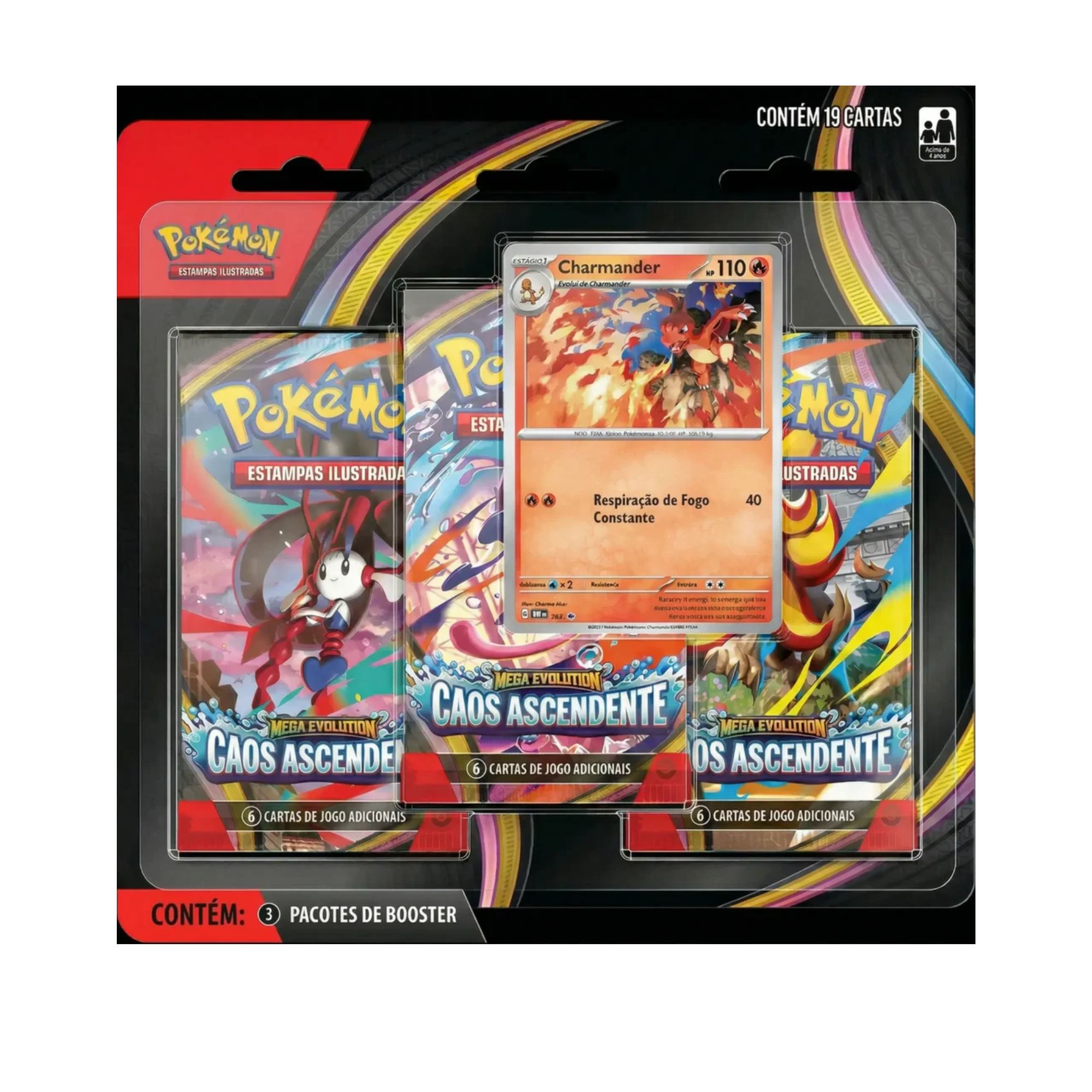 Pokémon : Blister Triplo Megaevolução Caos Ascendente - Charmeleon