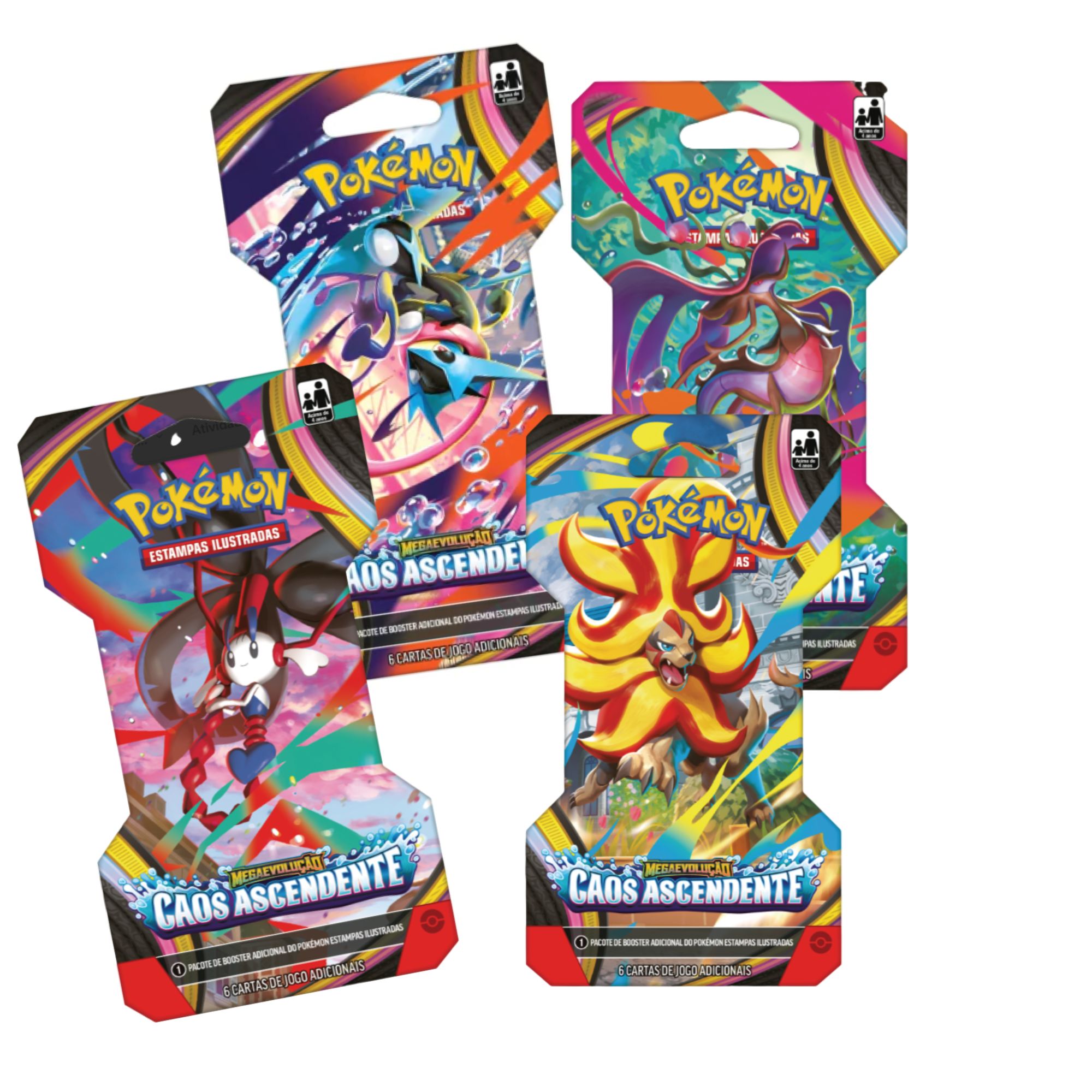 Pokémon : Blister unitário Megaevolução Caos Ascendente (Português)