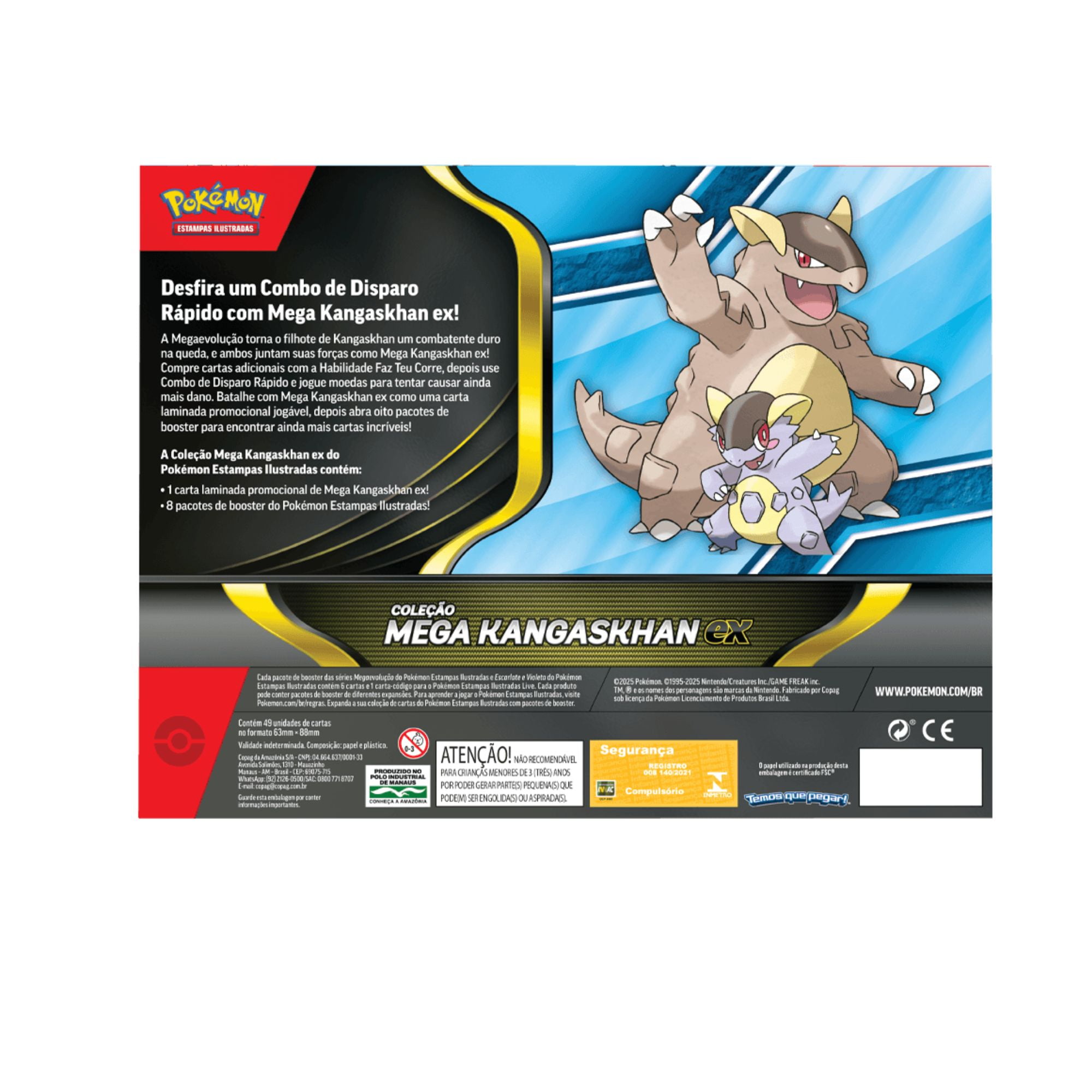 Pokémon : Box Mega Kangaskhan Ex - Bravo Jogos