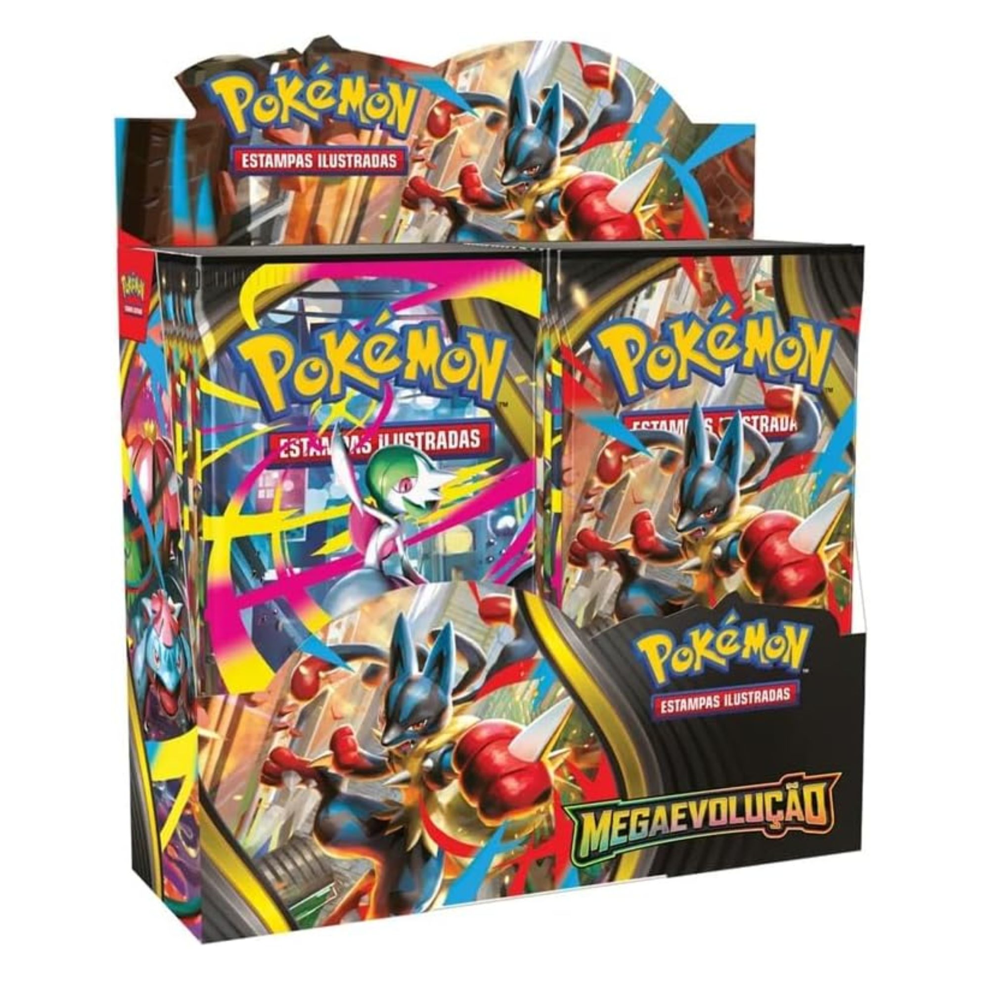 Pokémon : Caixa de Boosters - Megaevolução - Inclui 1 carta Promocional Adicional com ilustração rara