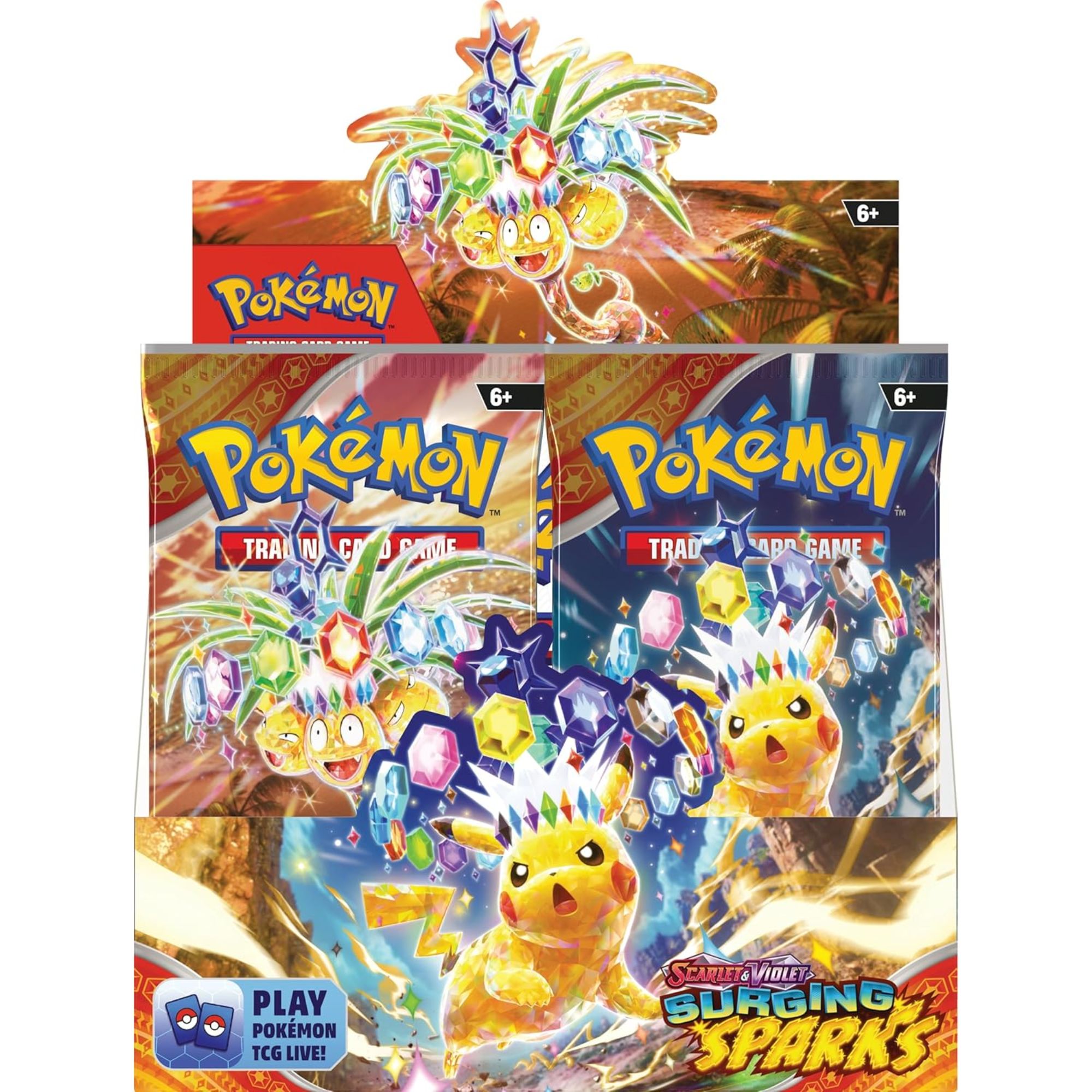 英語版 Surging Sparks 未開封BOX Pokémon : Caixa de Boosters - Surging Sparks (Inglês) - Bravo Jogos