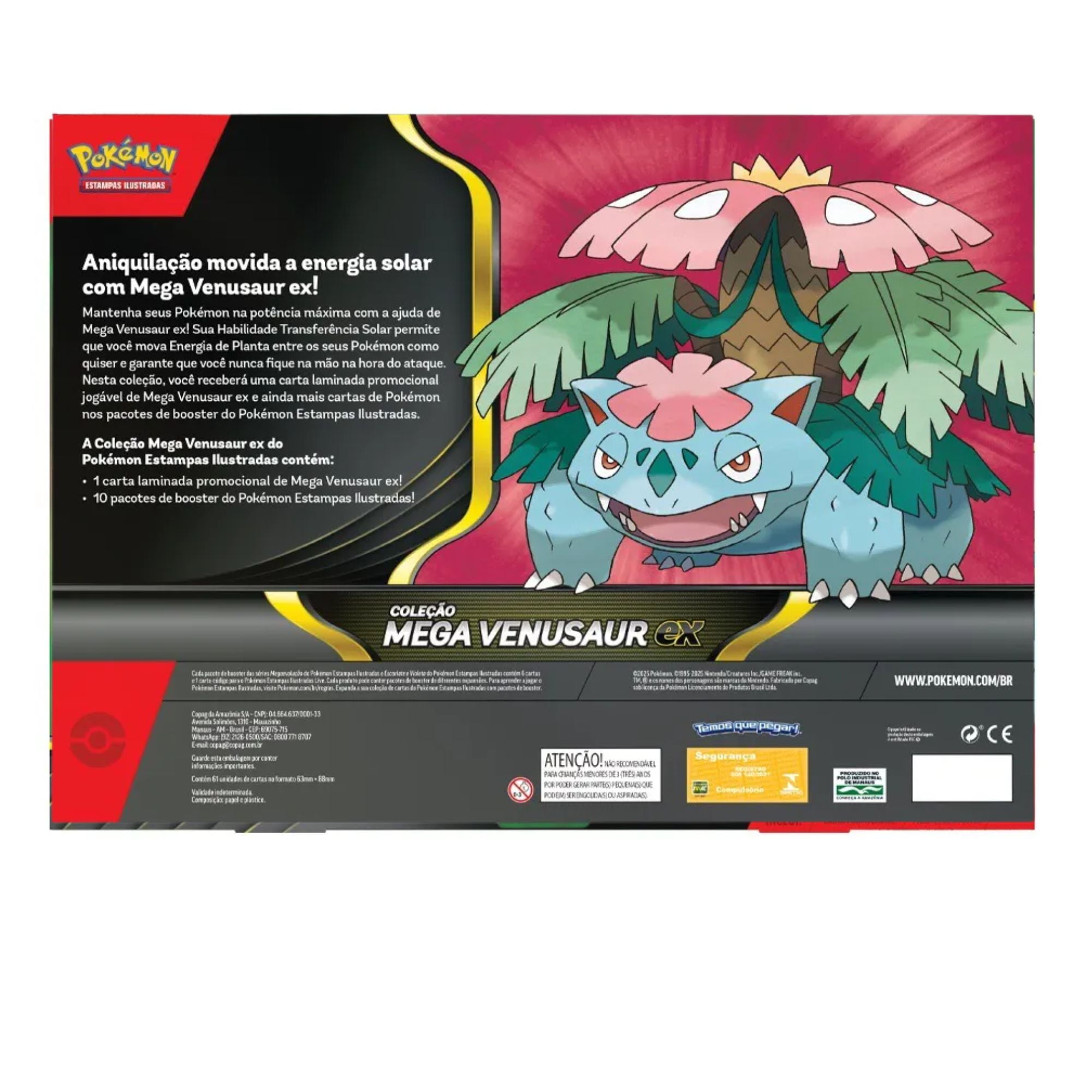 Pokémon : Coleção Premium Box Mega Venusaur ex - Bravo Jogos