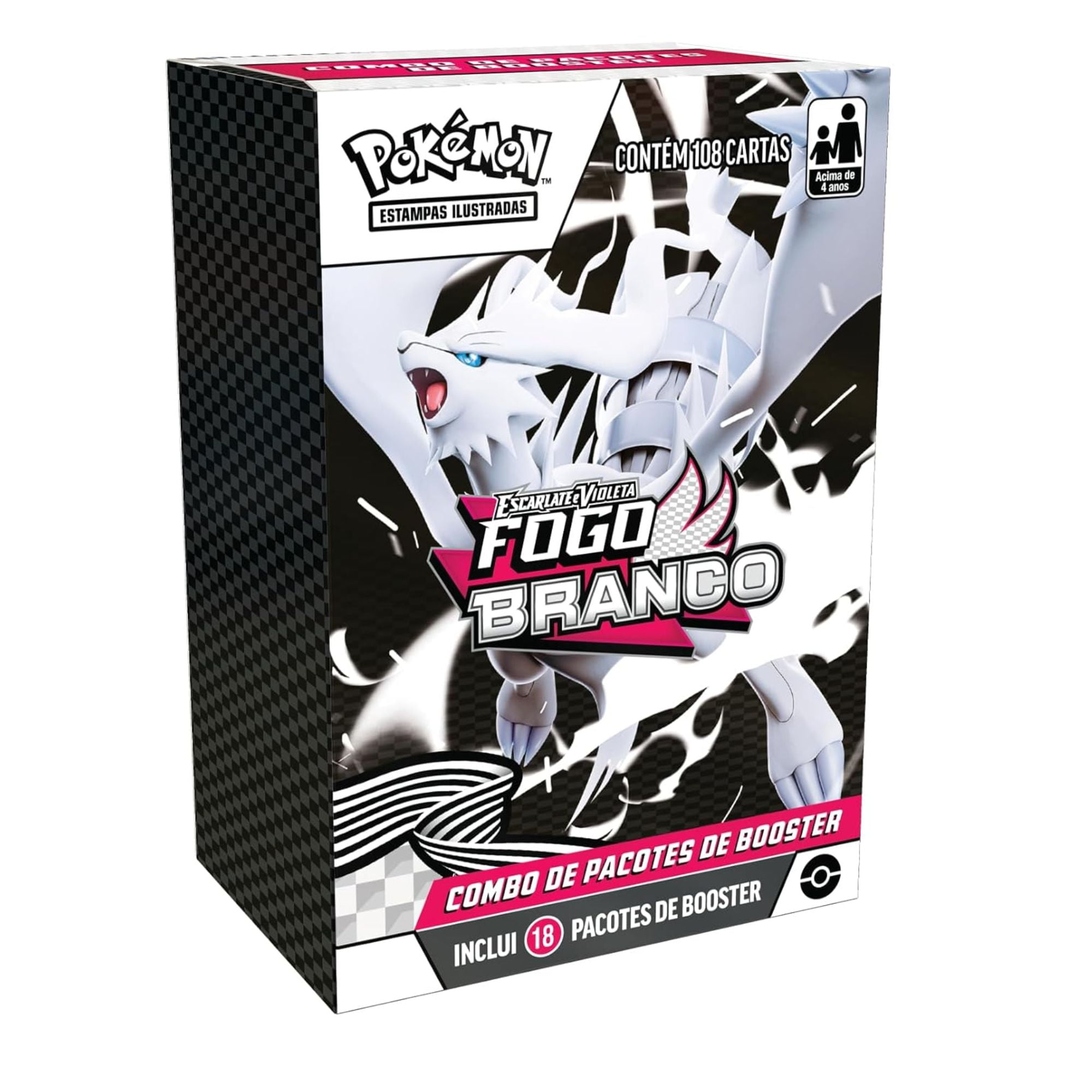 Pokémon : Combo Pacote de Booster - Fogo Branco (Português)