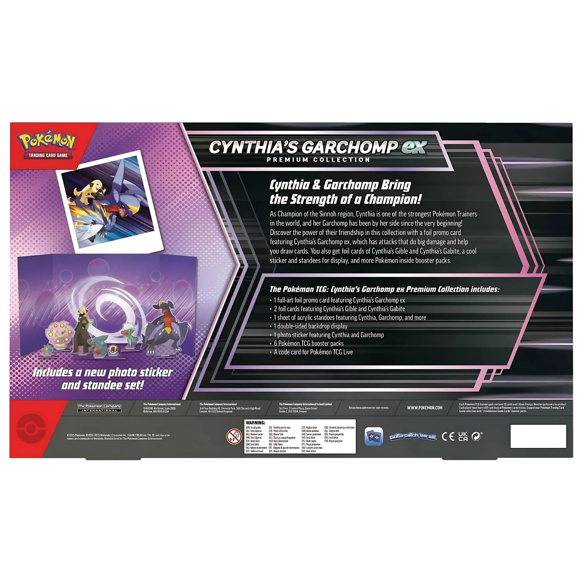 Pokémon : Cynthia's Garchomp ex - Premium Collection - Inglês