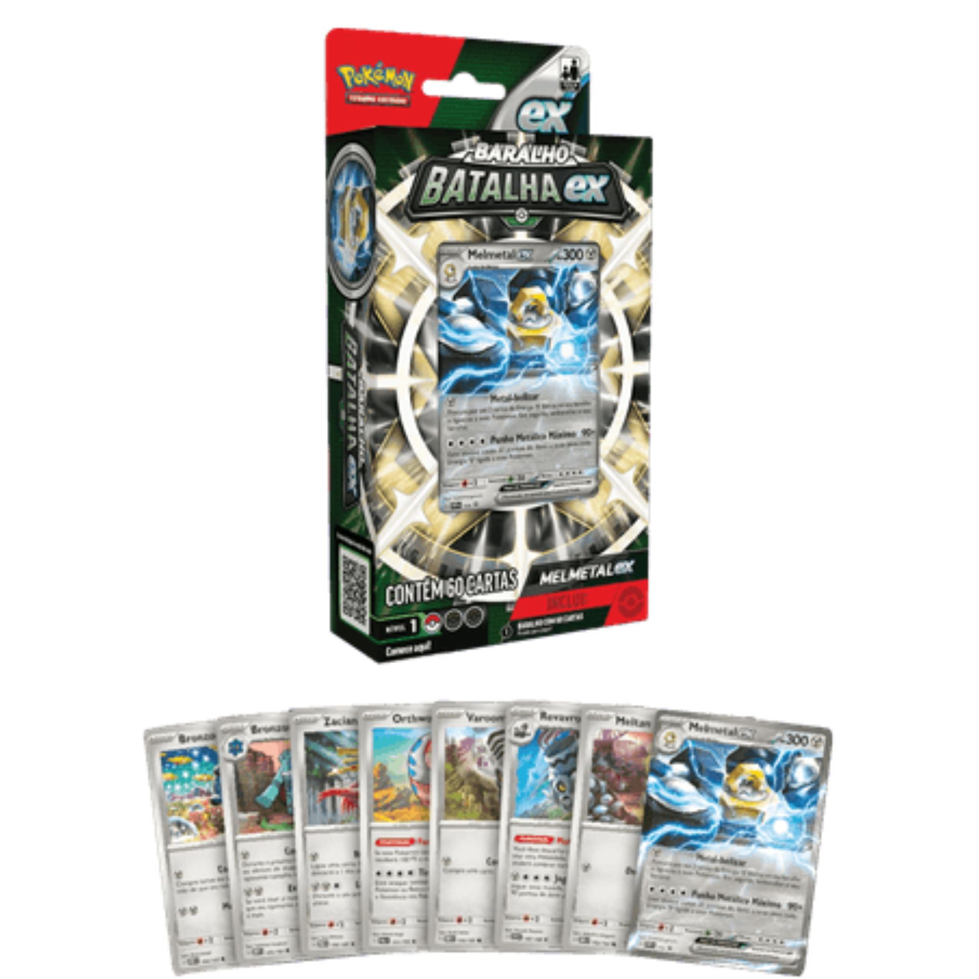 Pokémon : Deck de Batalha Melmetal ex - Bravo Jogos