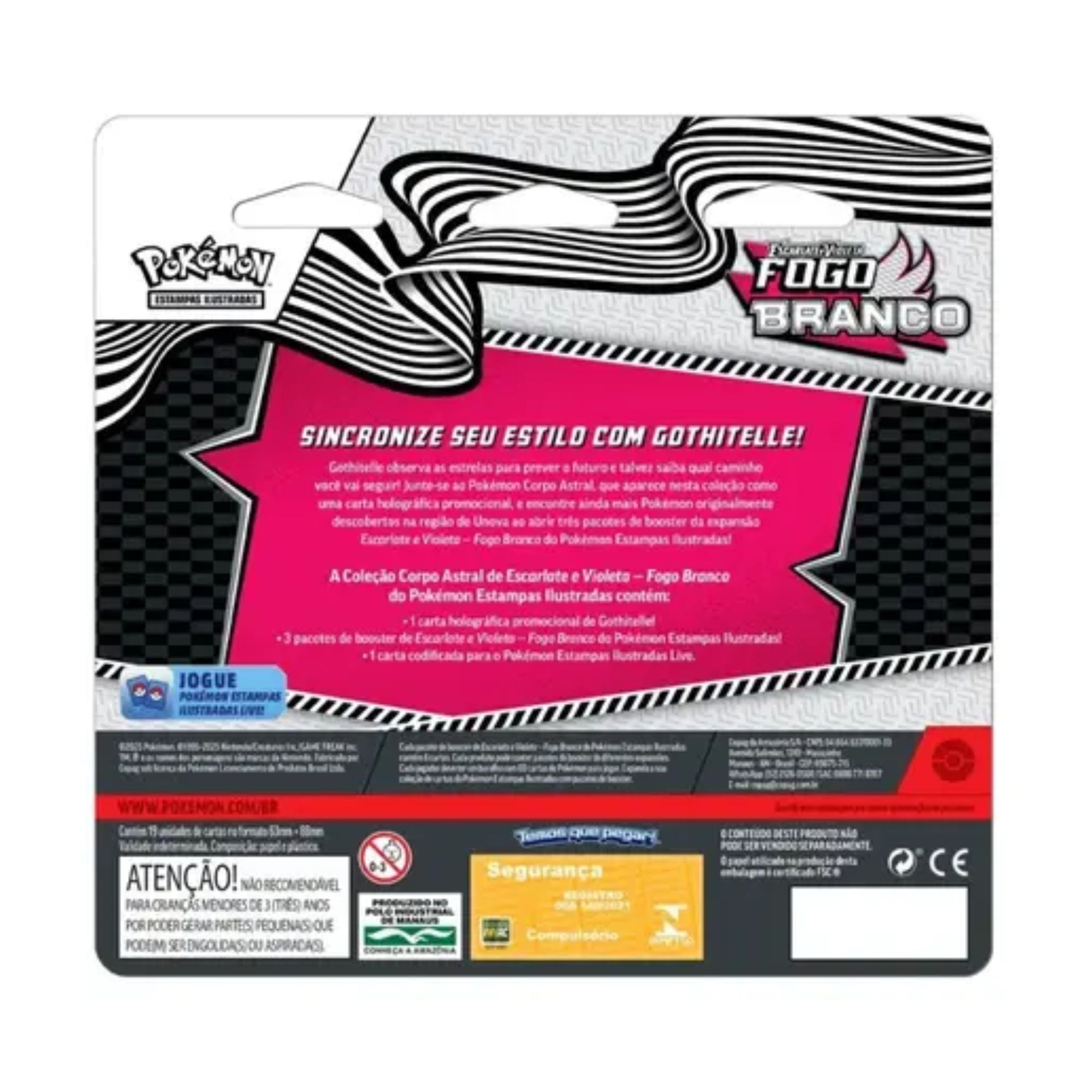 Pokémon : Fogo Branco Blister Triplo - Gothitelle (Português