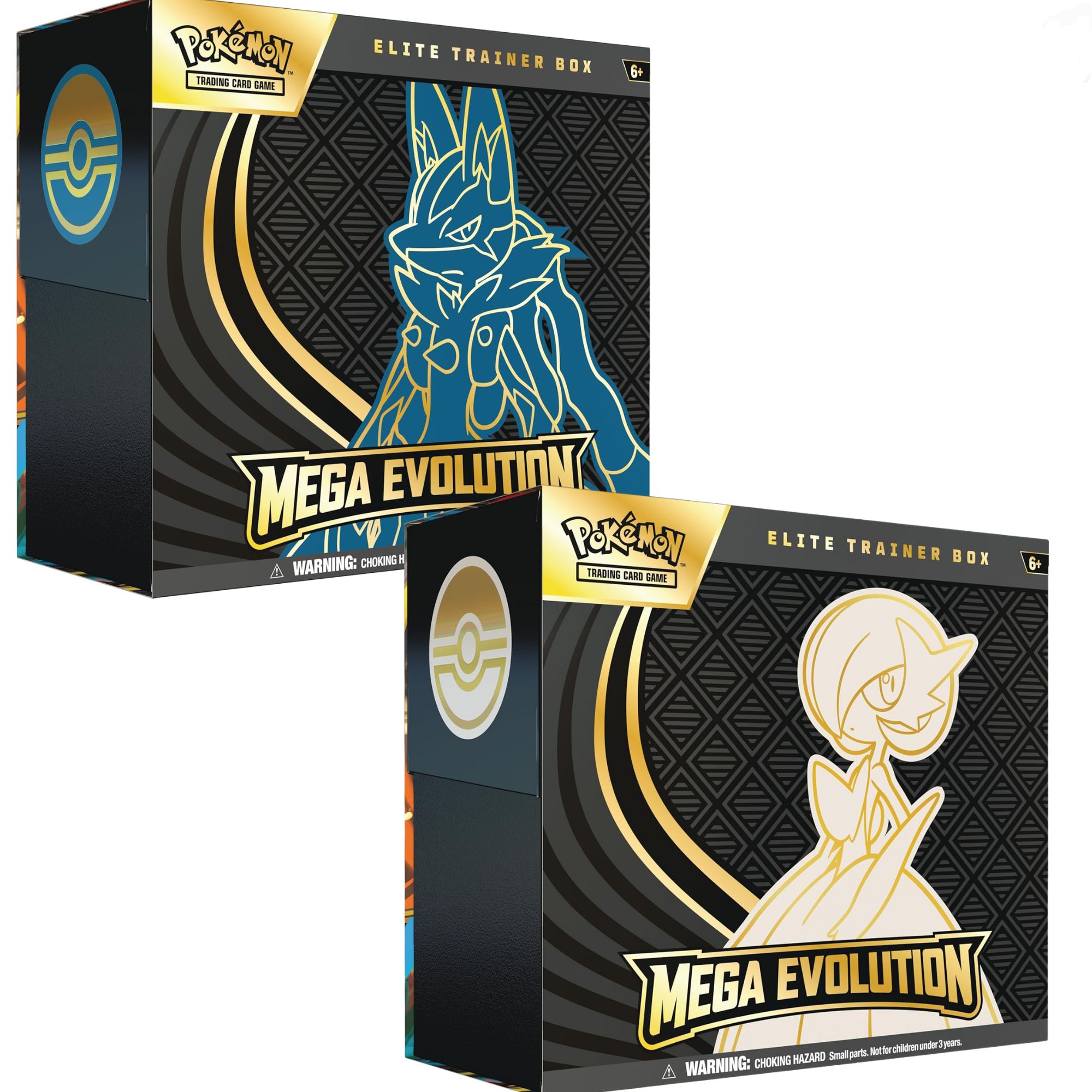 Pokémon : Mega Evolution Elite Trainer Box - Mega Lucario , Mega Gardevior (Inglês)