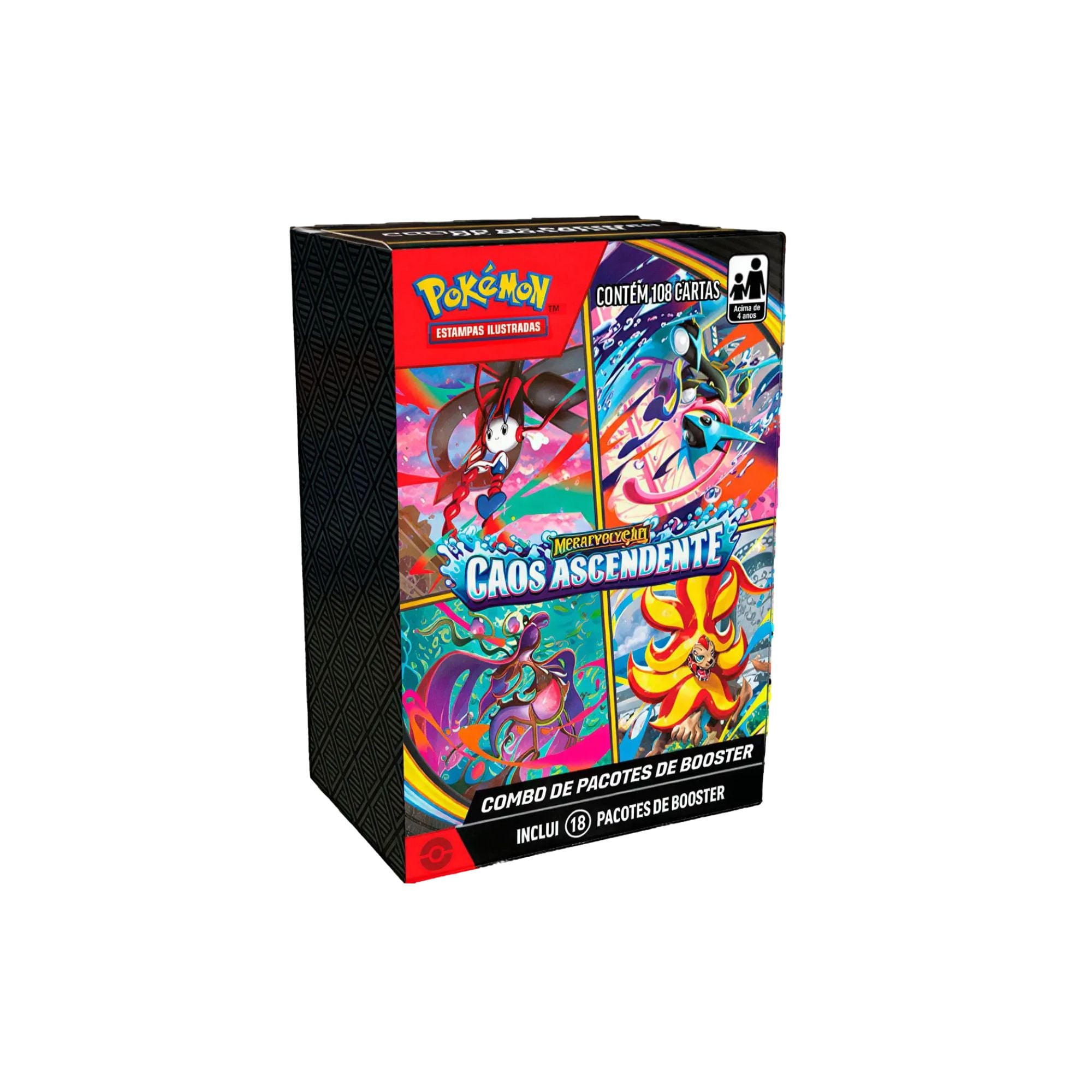 Pokémon MegaEvolução:  Combo de Pacotes de Booster - Caos Ascendente