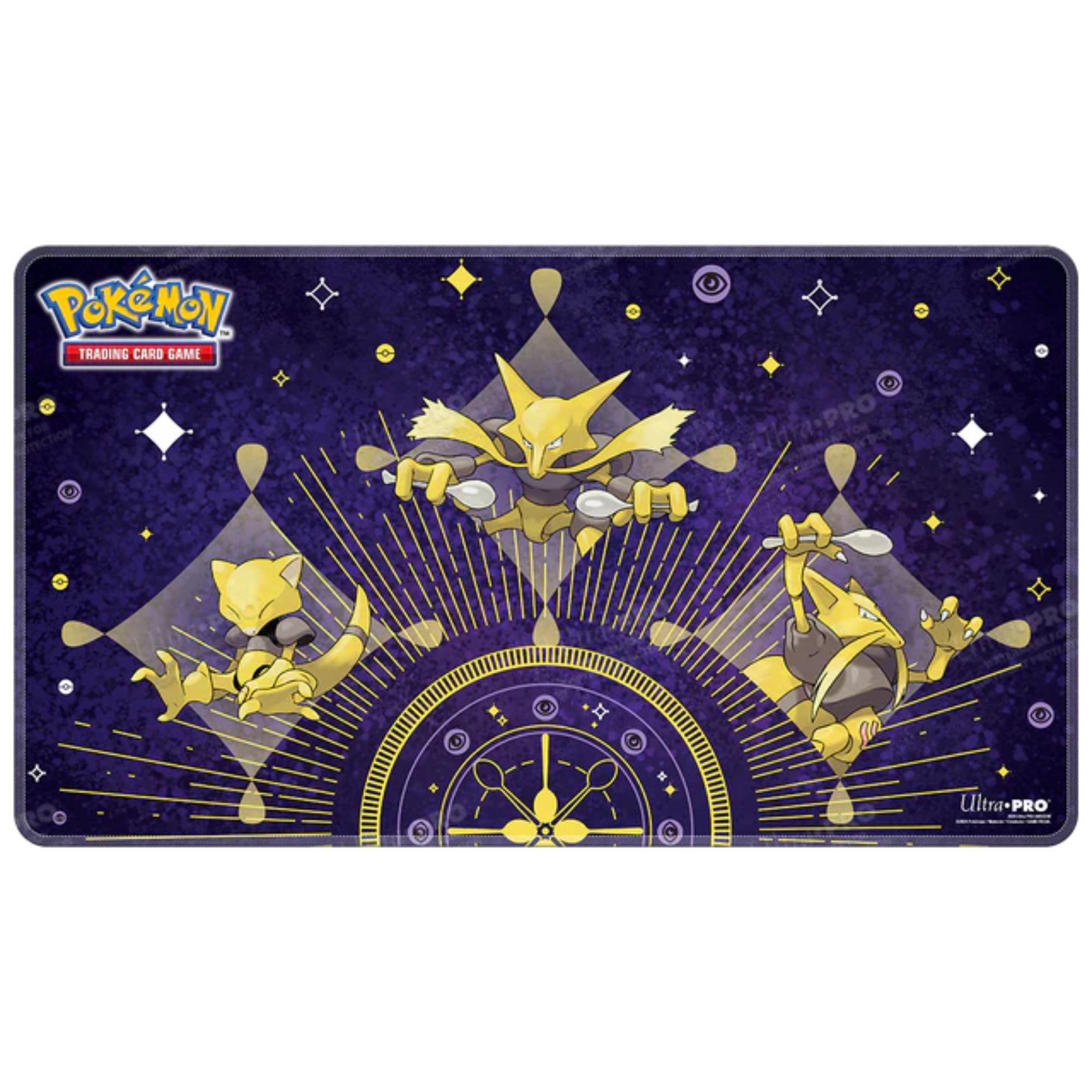 Pokémon : Playmat Abra Evolutions Stitched - (Importado)