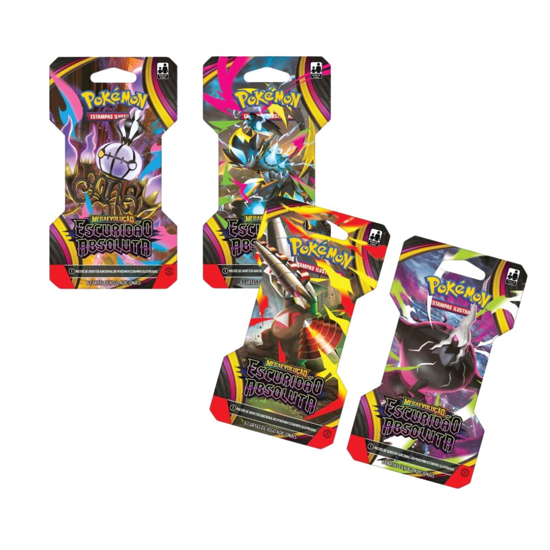 Pokémon TCG : Mega Evolução Escuridão Absoluta - Sleeved Booster (Português)