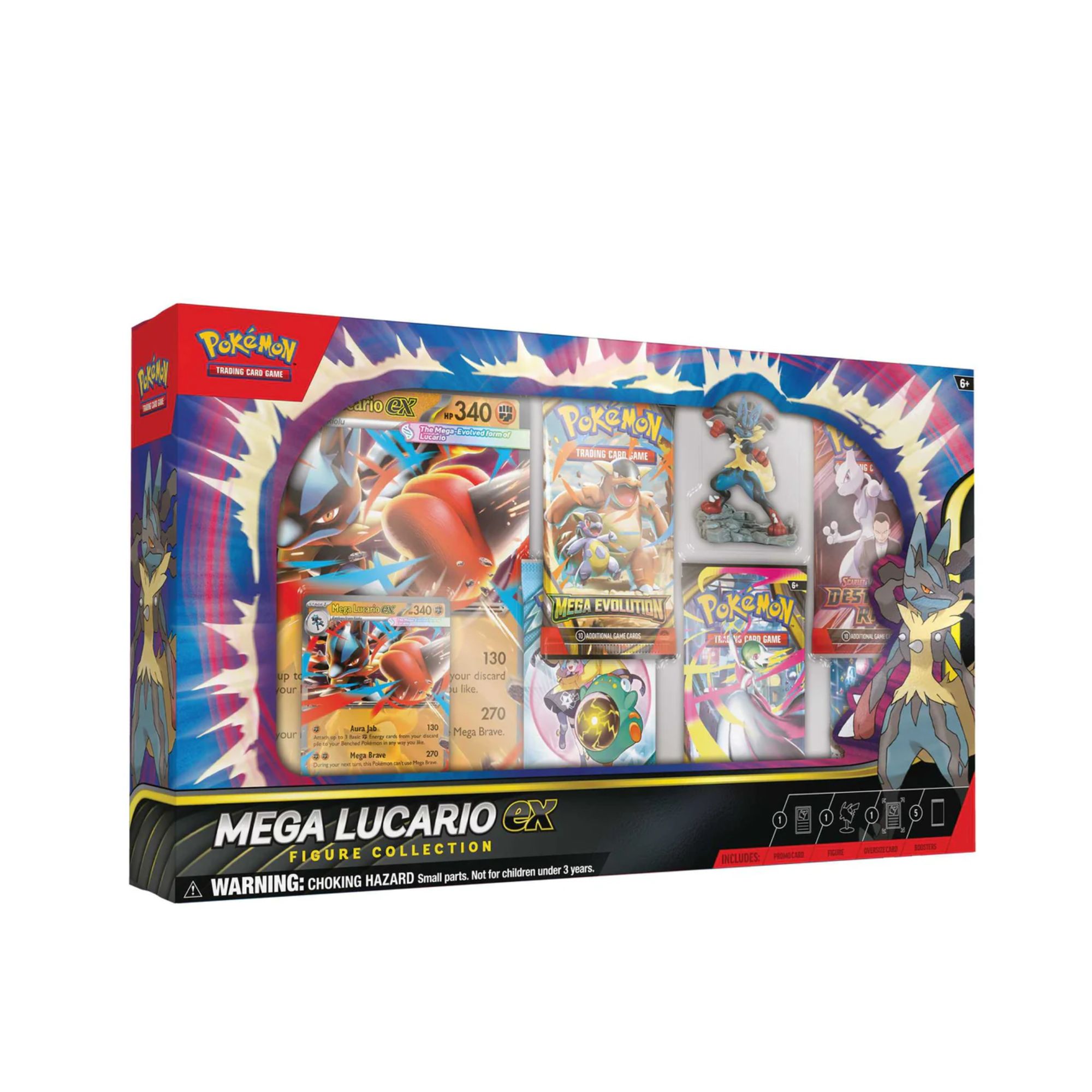 Pokémon TCG : Mega Lucario ex Figure Collection - Inglês
