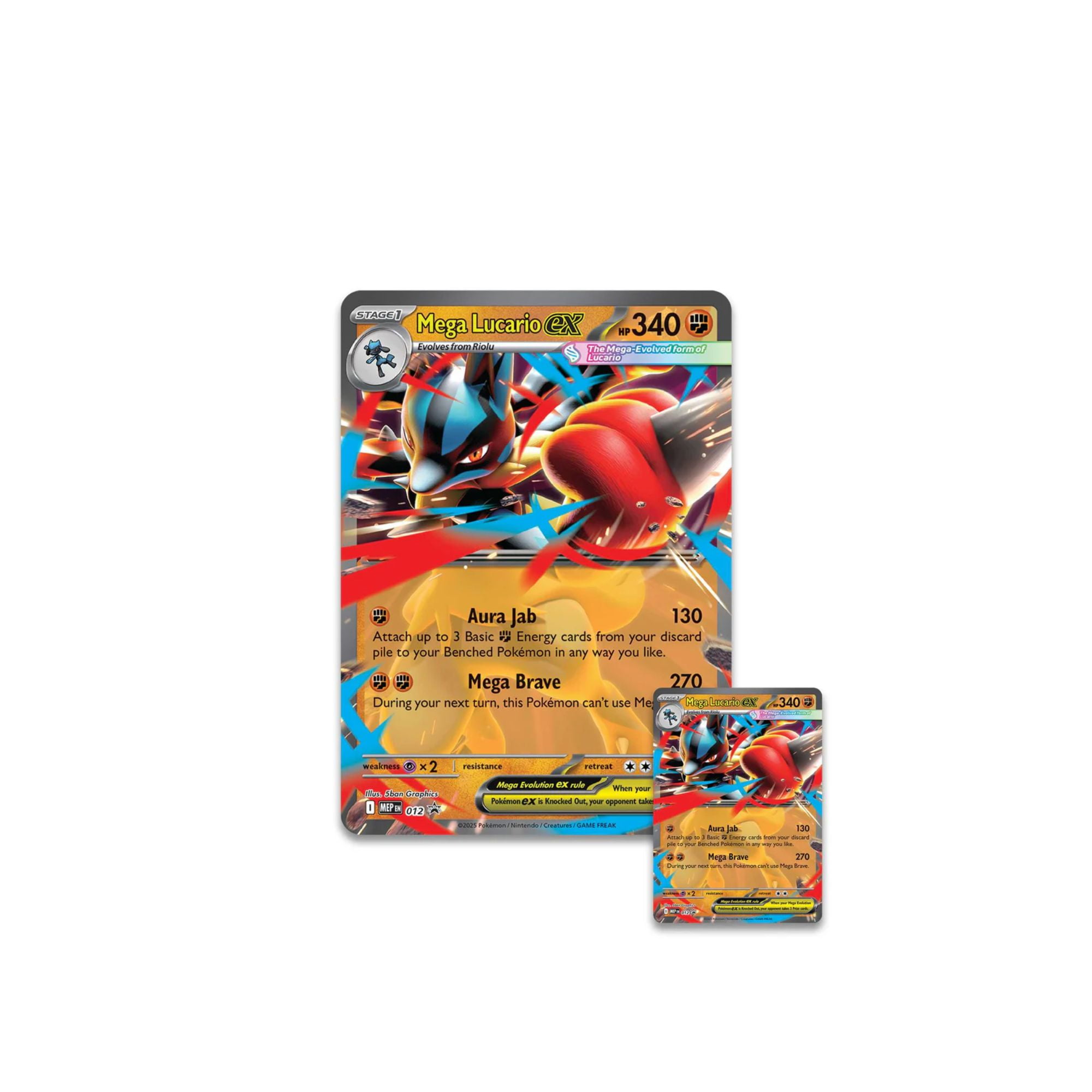 Pokémon TCG : Mega Lucario ex Figure Collection - Inglês - Bravo Jogos