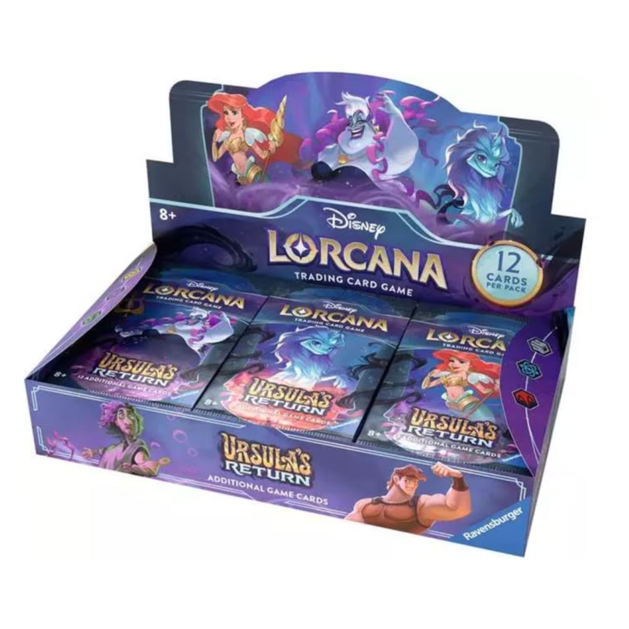 Disney Lorcana: Ursula's Return- Booster Pack 24 unidades (Inglês)