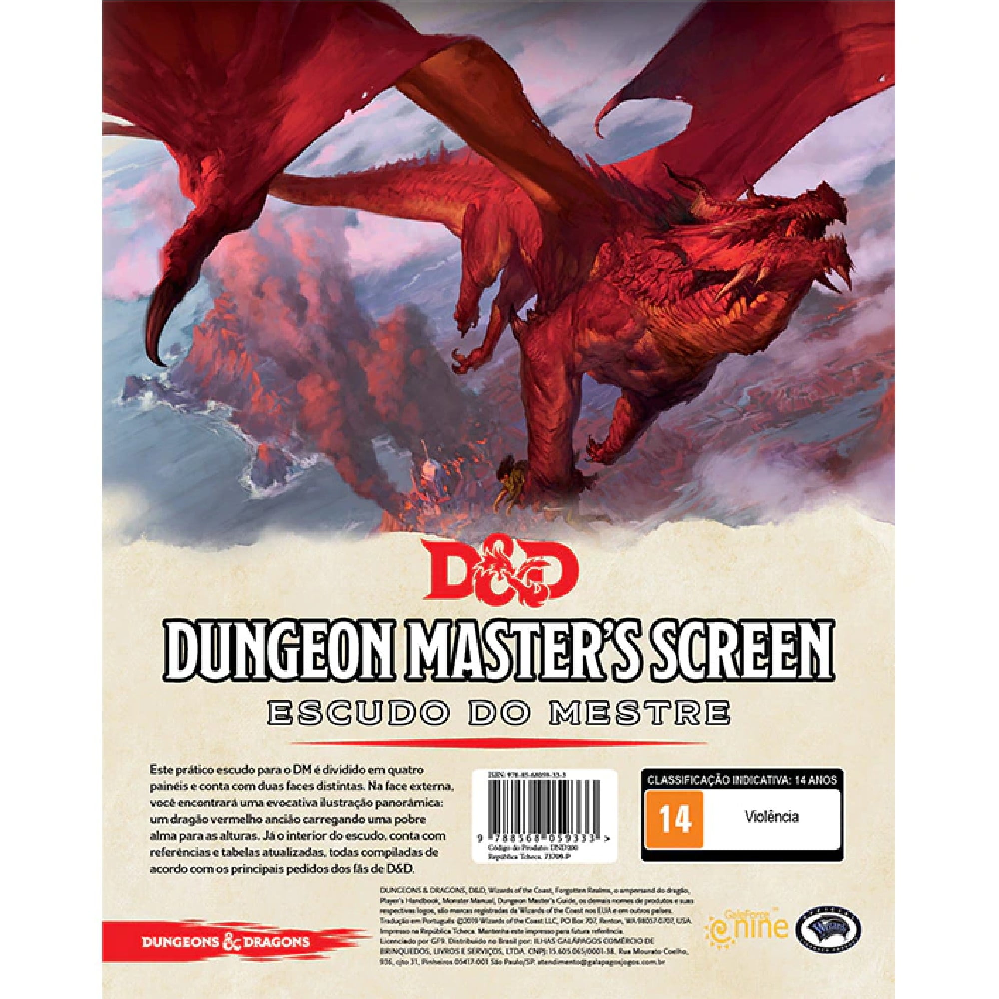 Dungeons & Dragons - Dungeon Master's Screen - Escudo do Mestre