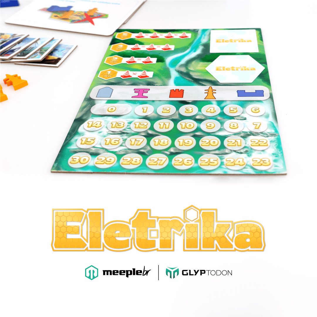 Elétrika Jogo de Tabuleiro Meeple BR