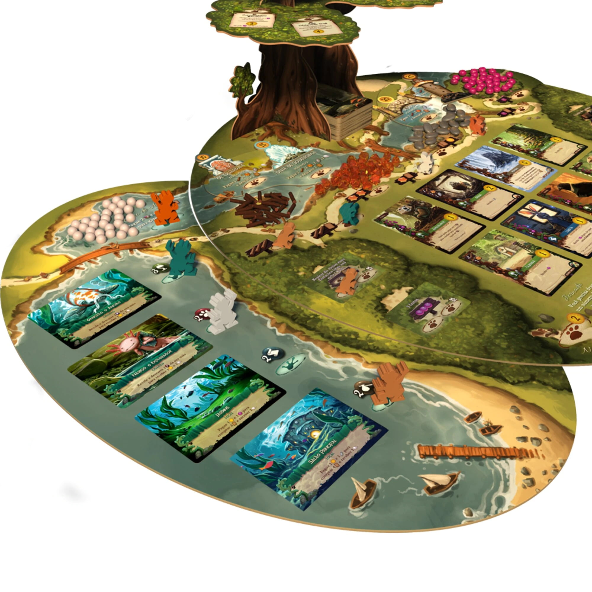 Everdell: Pearlbrook - Deutsche Erweiterung Für Das Beliebte Brettspiel Mit Unterwasserwelt
